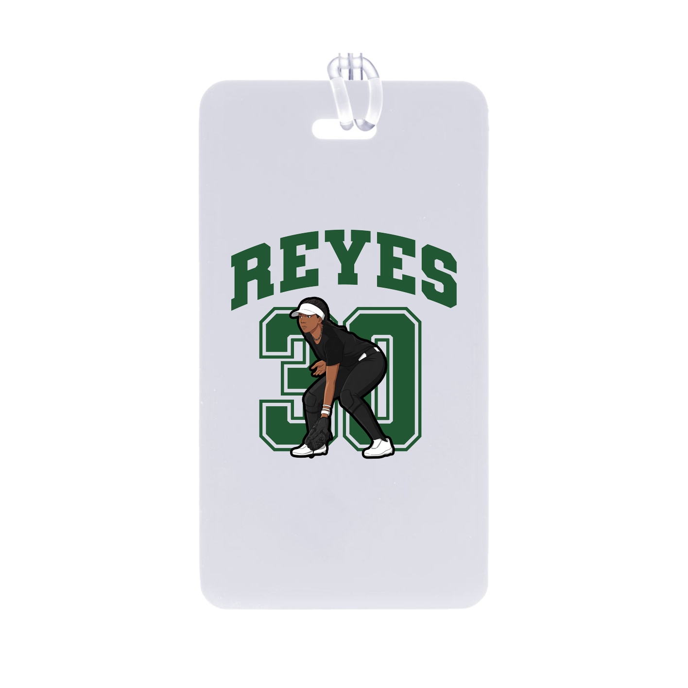 Bag Tag — Number in Classic