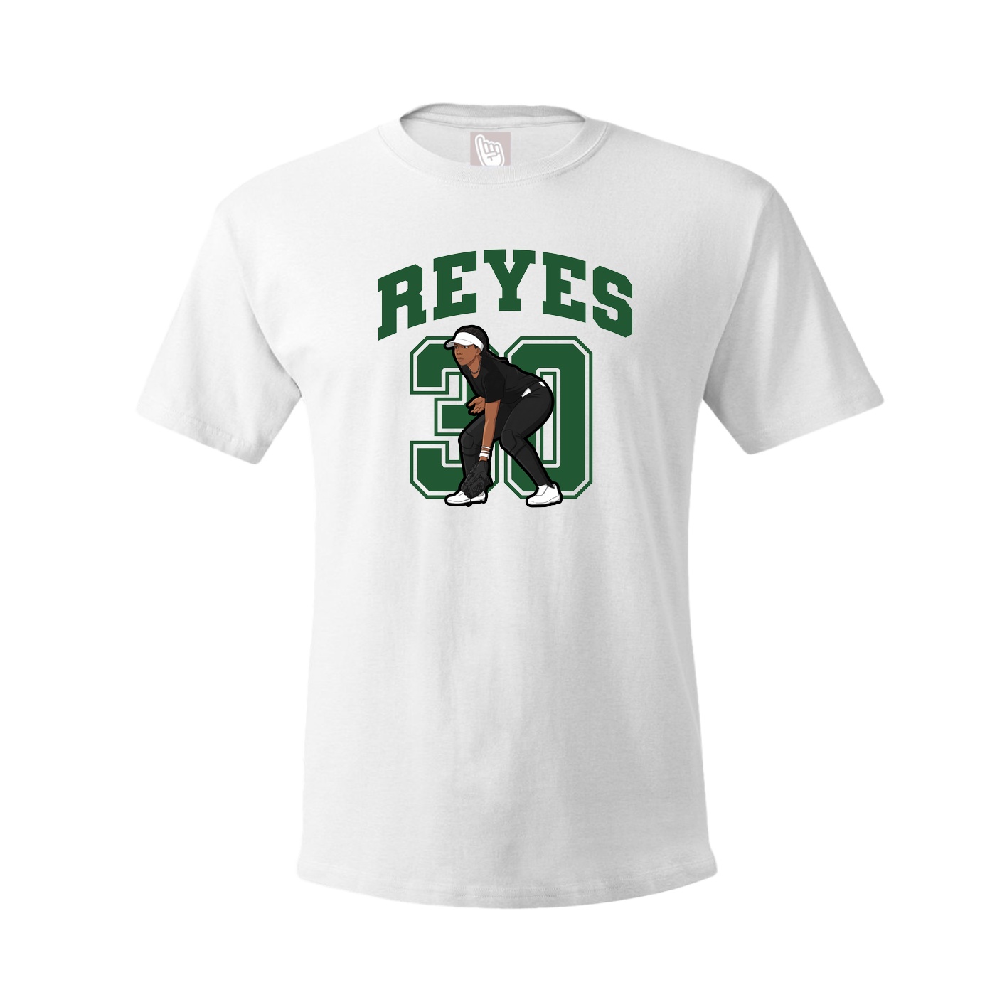 Tee — Number in White