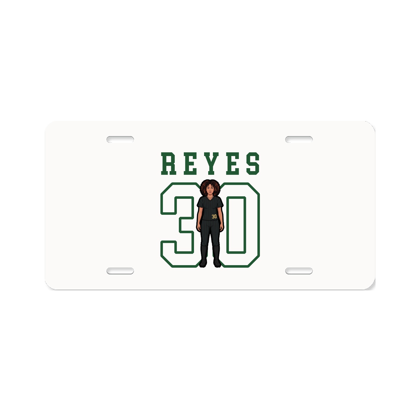 License Plate — Shirsey in Classic