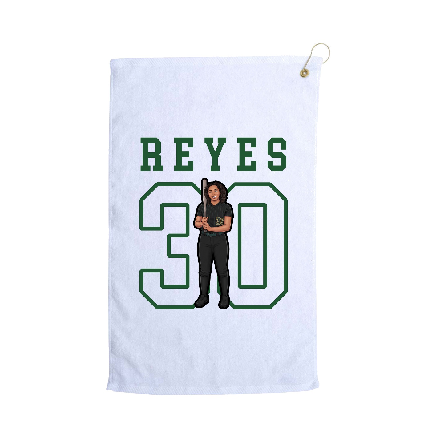 Golf Towel — Shirsey in White