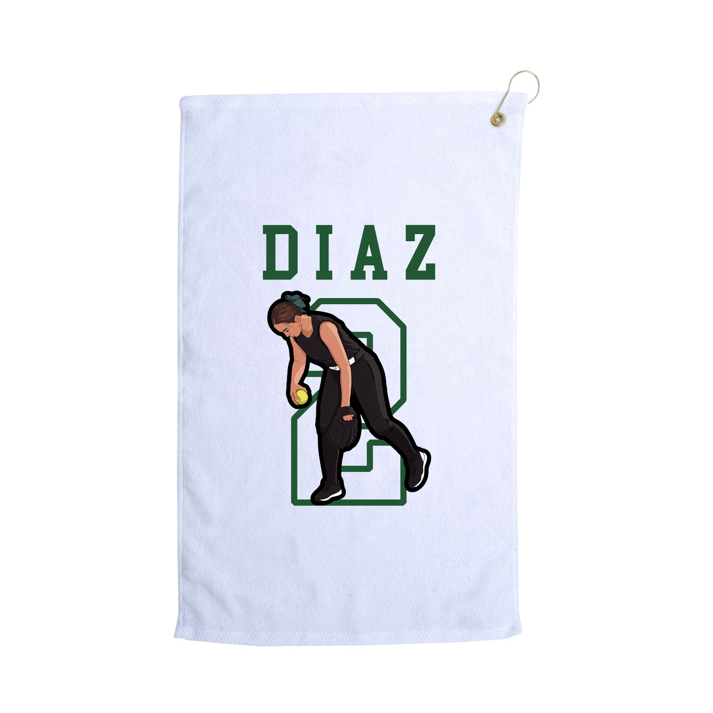 Golf Towel — Shirsey in White