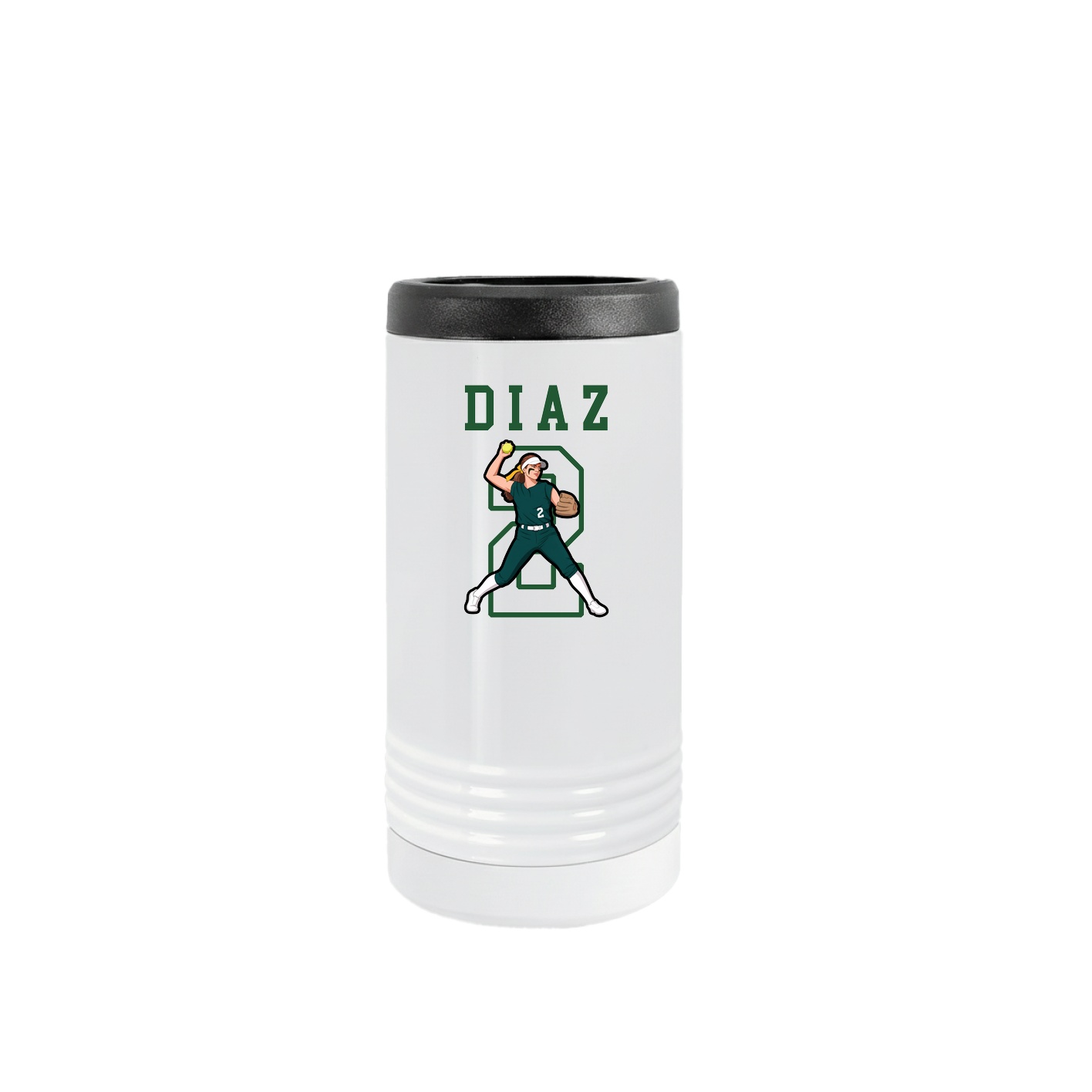 Slim Beverage Holder — Shirsey in White
