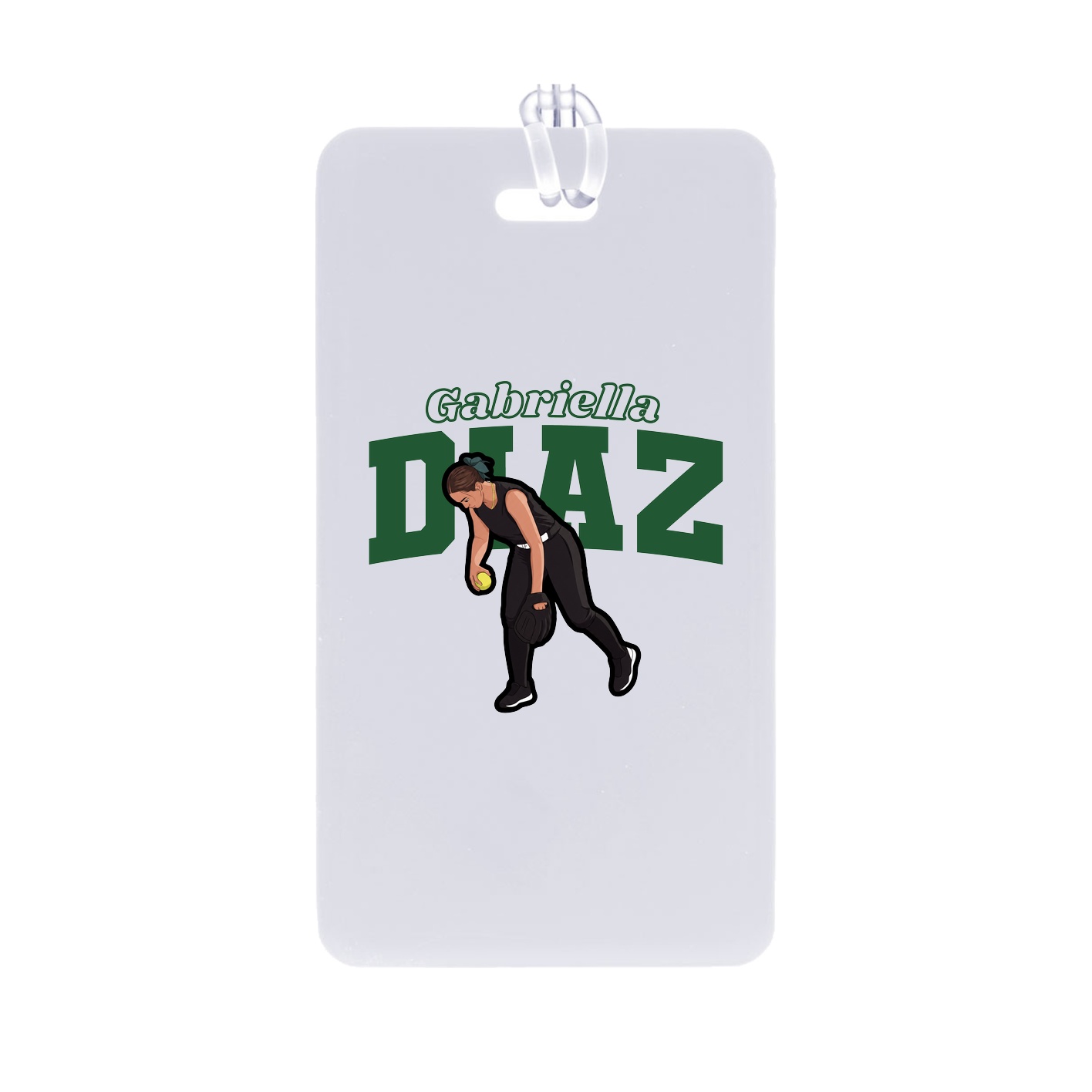 Bag Tag — Name Arch in Classic