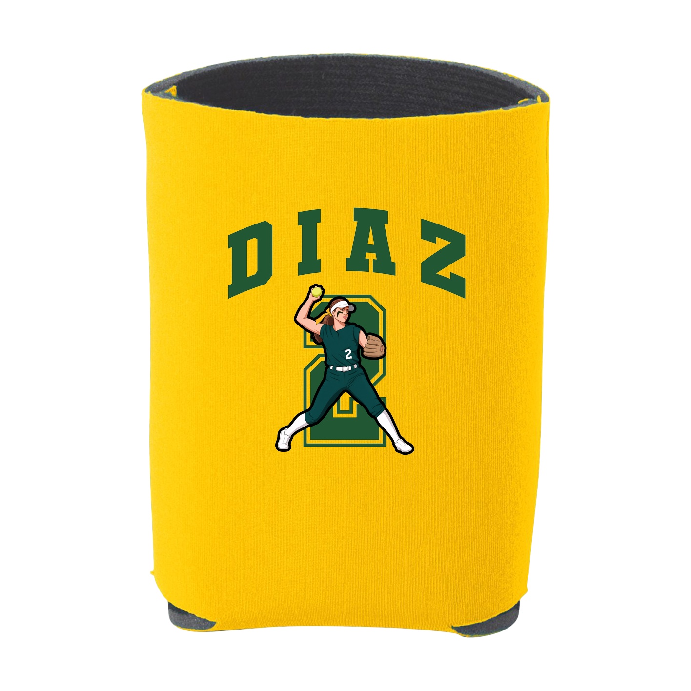 Can Holder — Number in Yellow