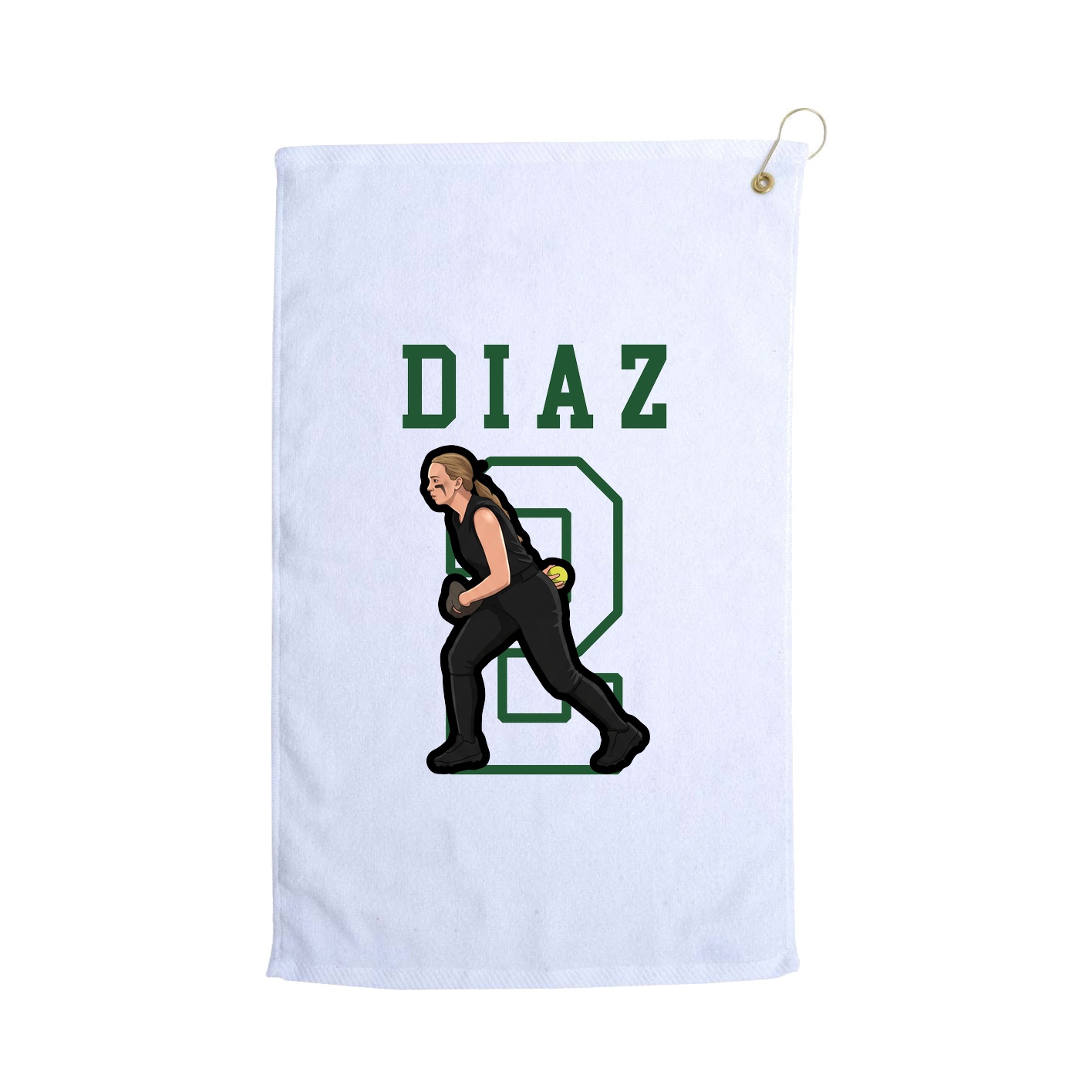 Golf Towel — Shirsey in White