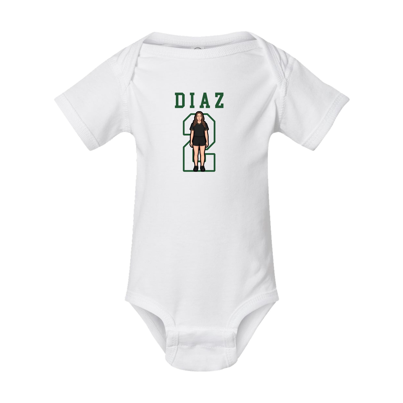Baby Onesie — Shirsey in White
