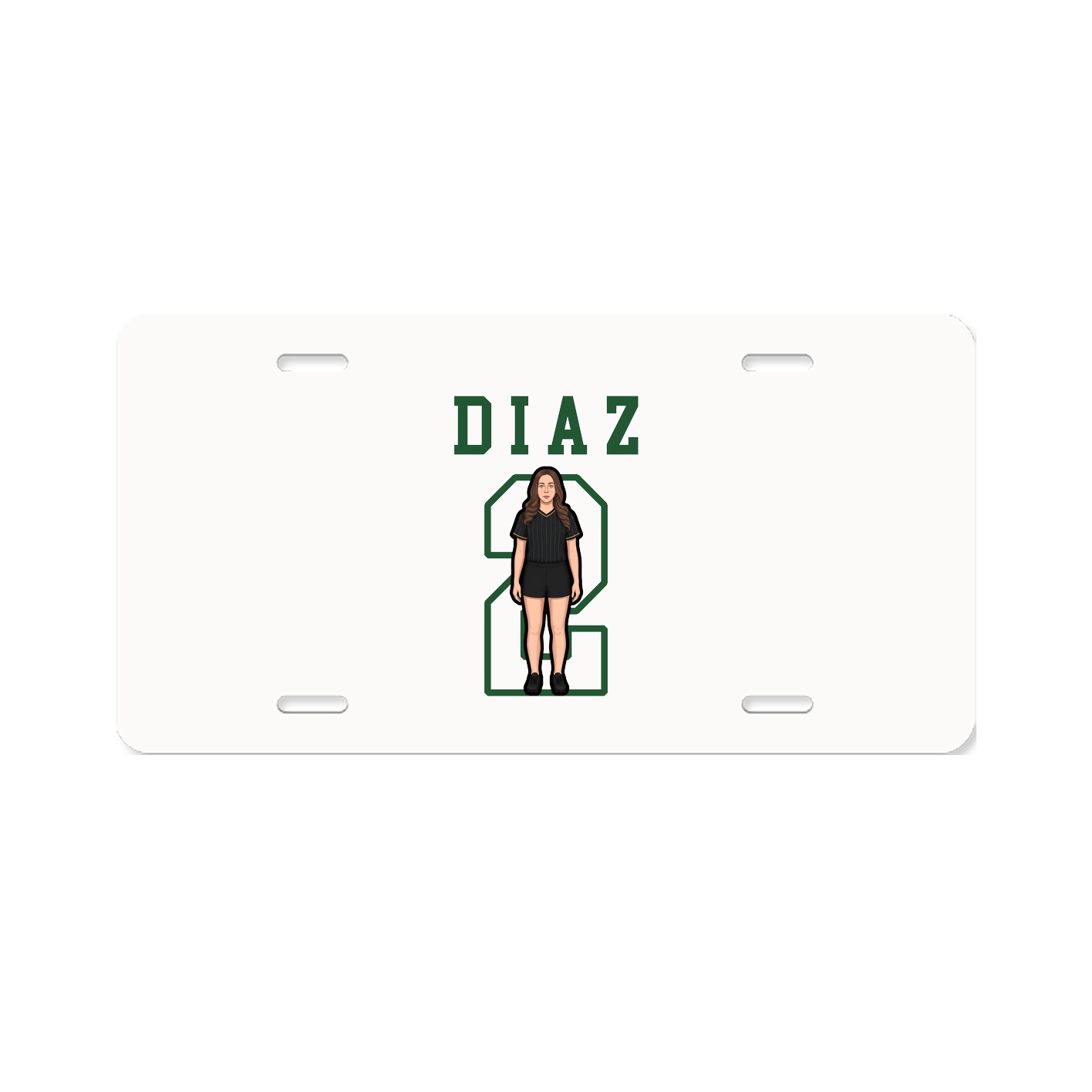 License Plate — Shirsey in Classic