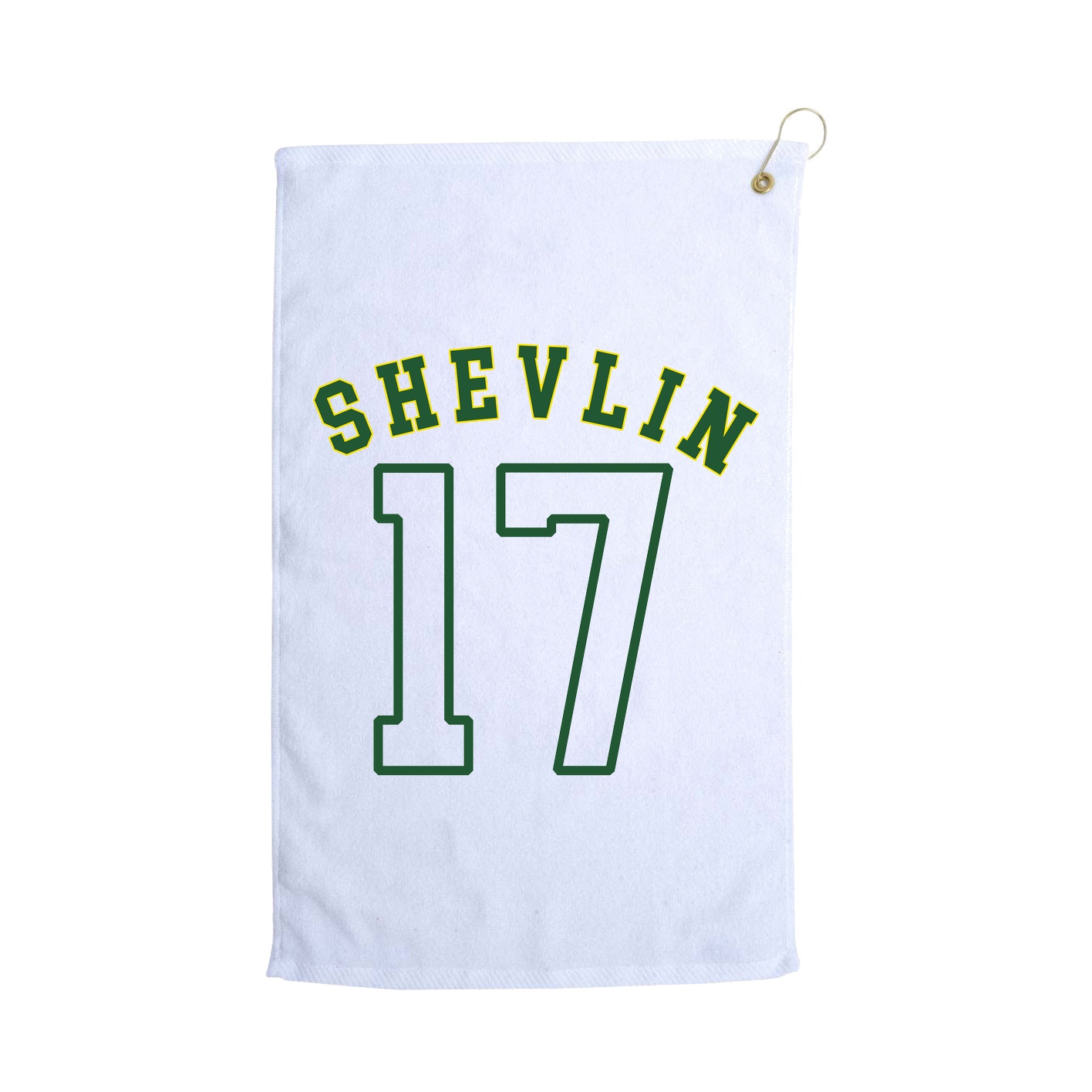 Golf Towel — Shirsey Arch in White