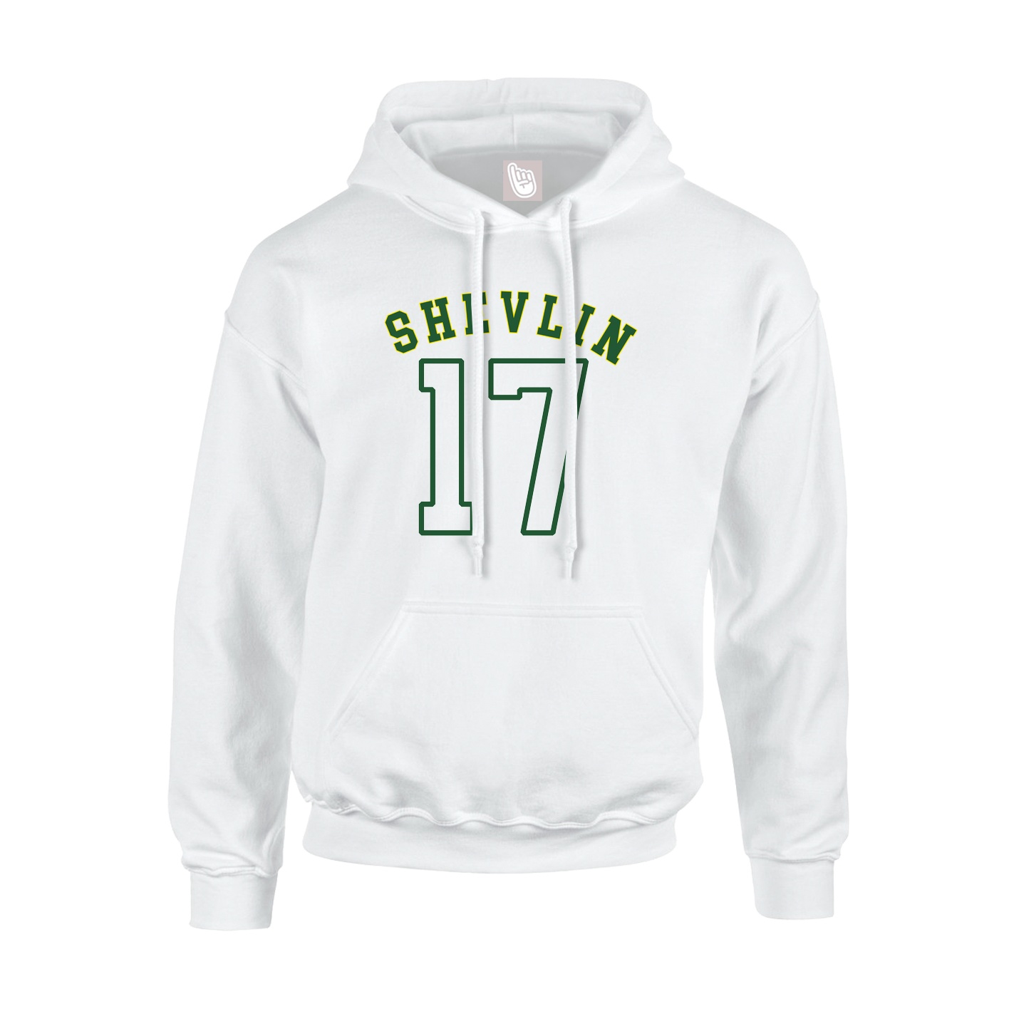 Youth Hoodie — Shirsey Arch in White