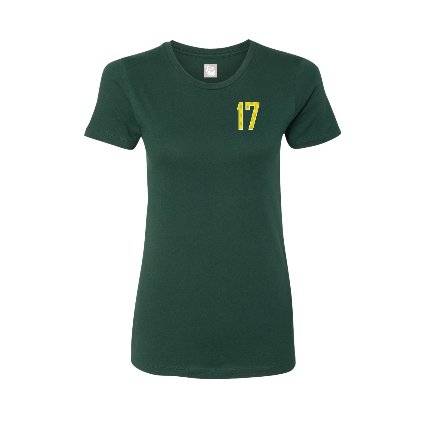 Fitted Women's Tee — Front Shirsy in Green