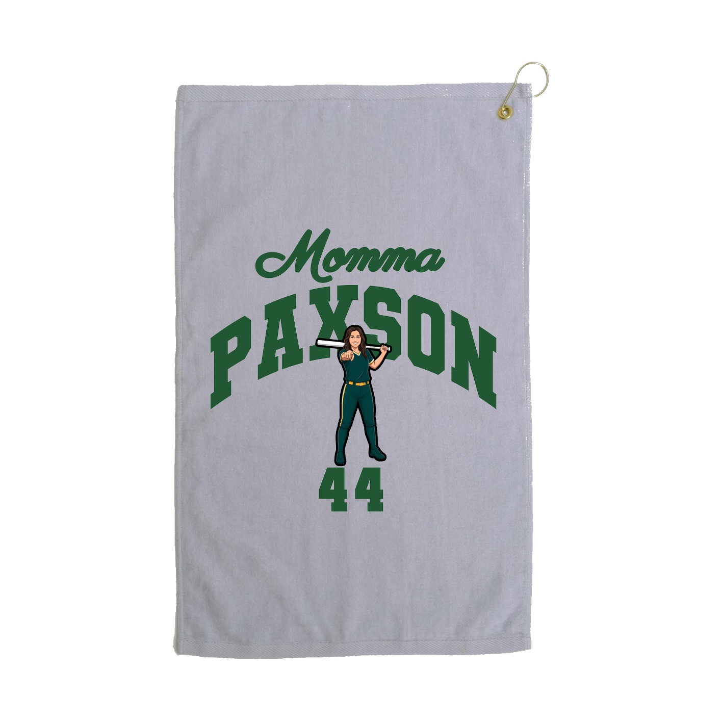 Golf Towel — Mothers Day Arch in Grey