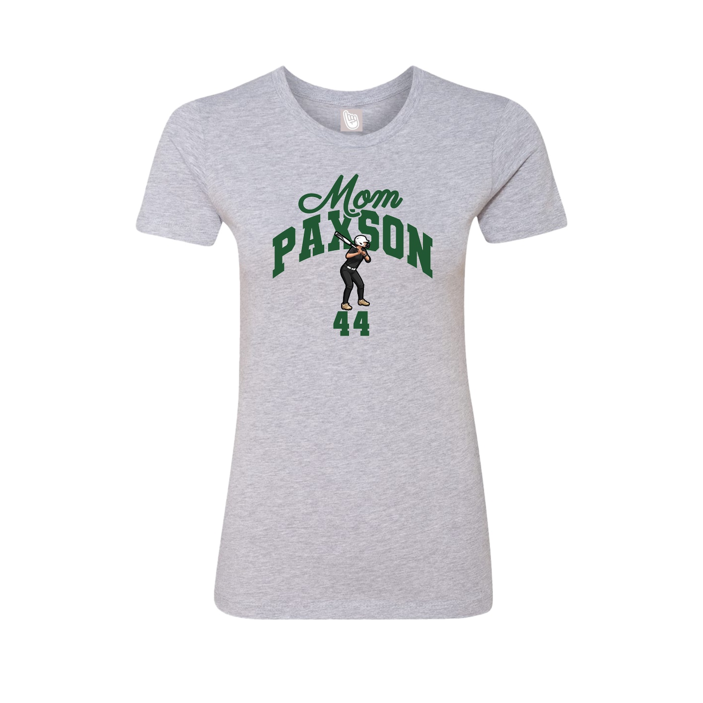Womens Tee — Mothers Day Arch in Grey