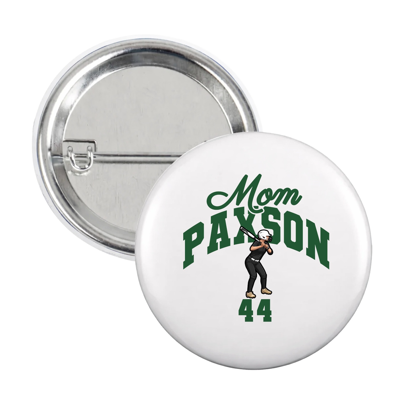 Game Day Button — Mothers Day Arch in White