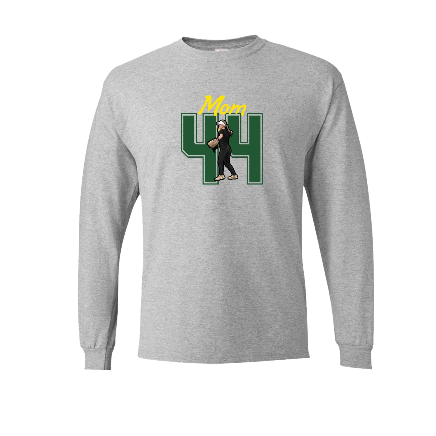 Long Sleeve Tee — Mothers Day Shirsey in Grey