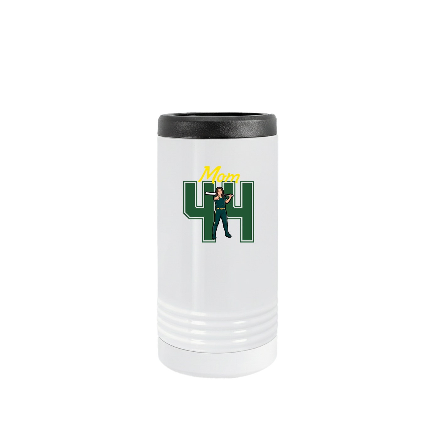 Slim Beverage Holder — Mothers Day Shirsey in White