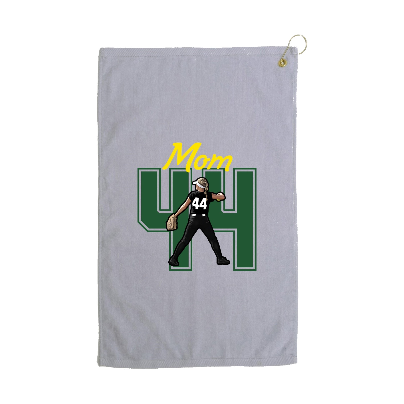 Golf Towel — Mothers Day Shirsey in Grey