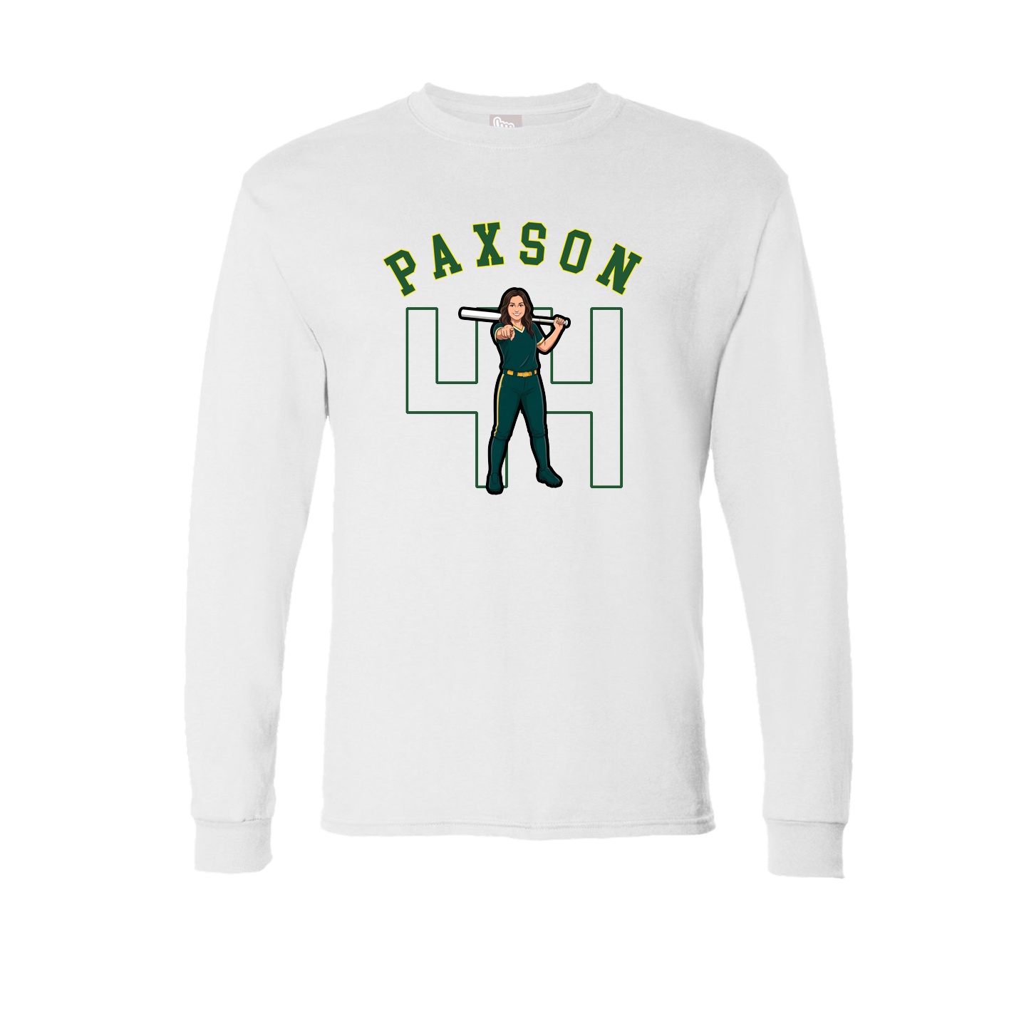 Long Sleeve Tee — Shirsey Arch in White