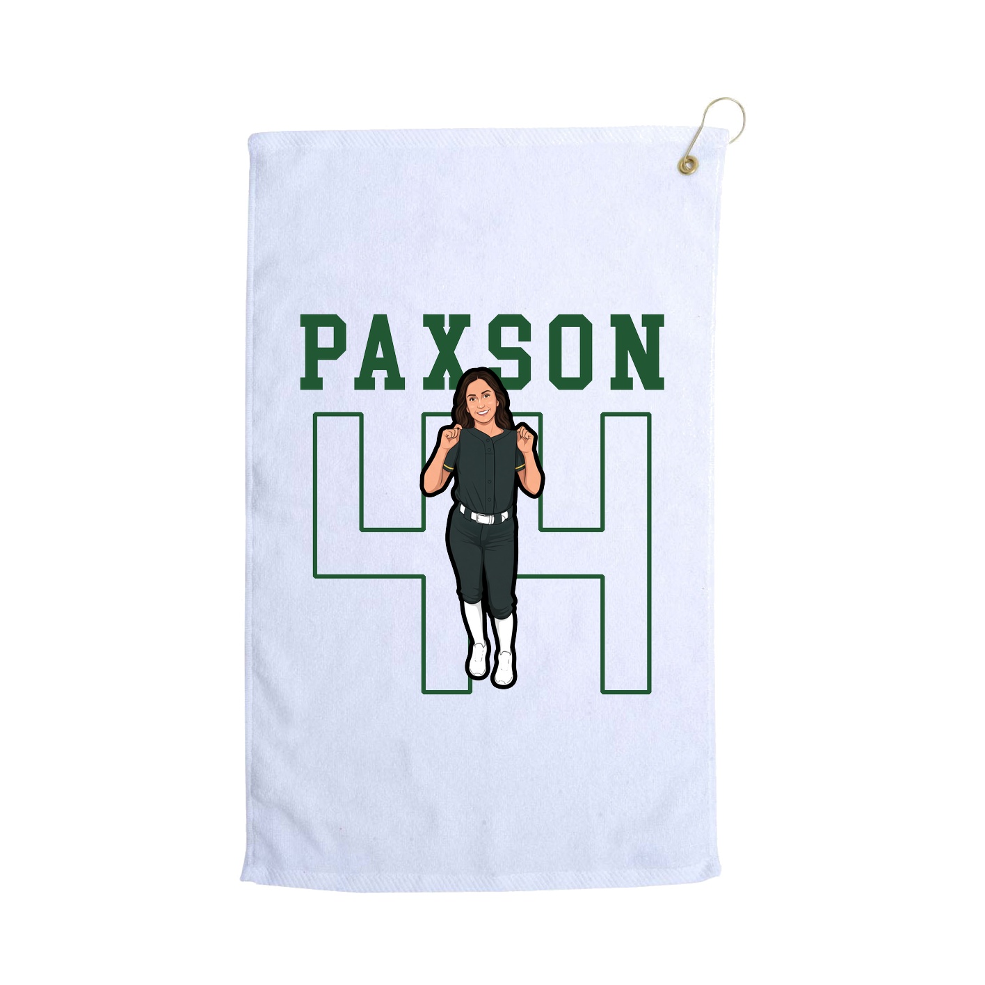 Golf Towel — Shirsey in White