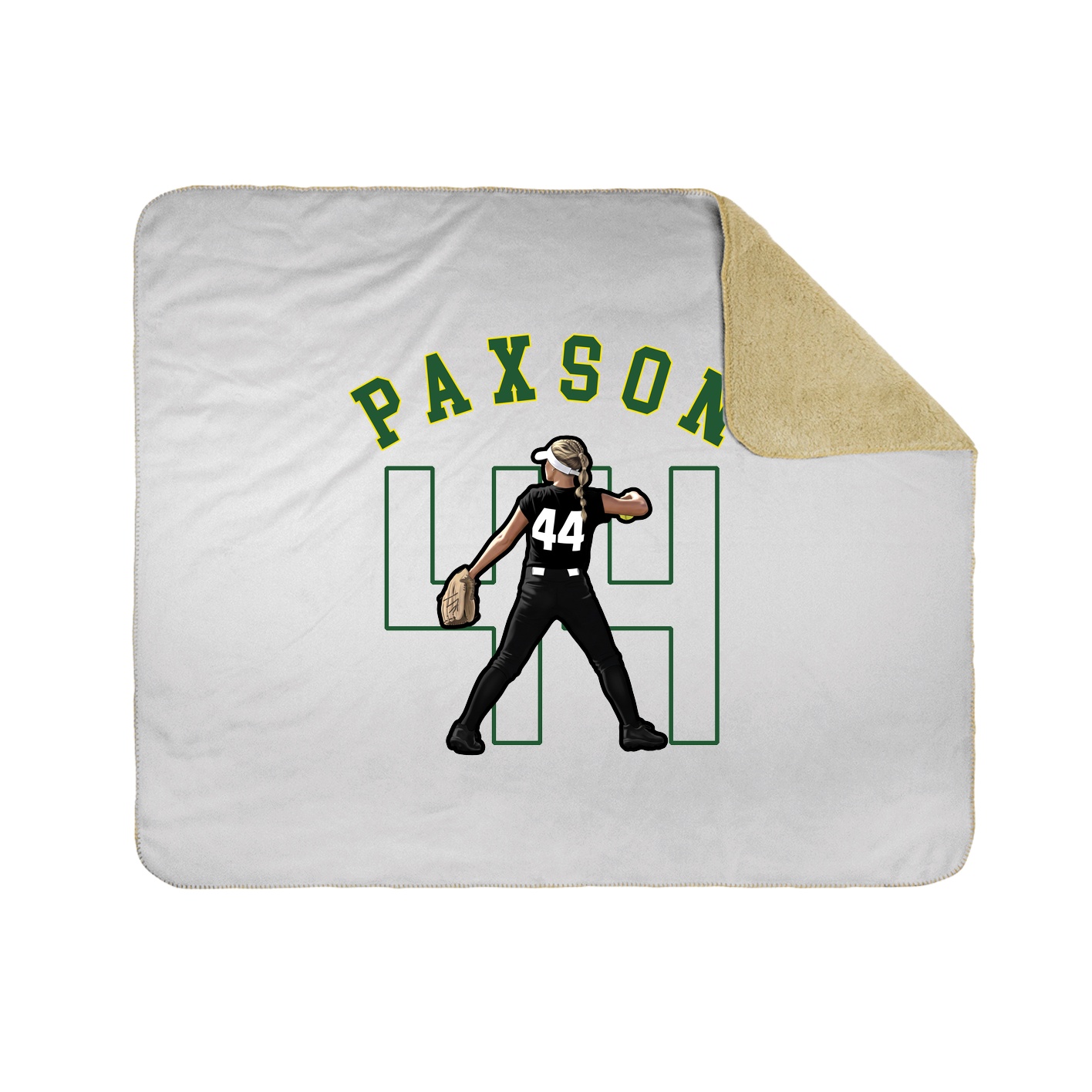 Throw Blanket — Shirsey Arch in White