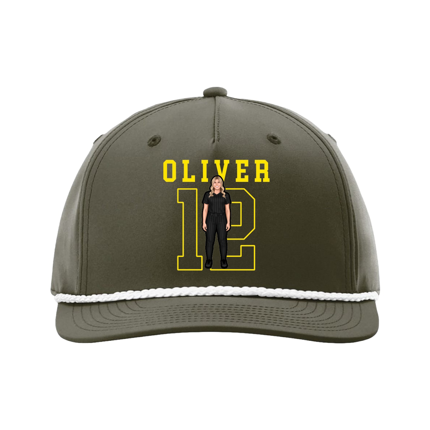 Five-Panel Classic Rope Cap — Shirsey in Green