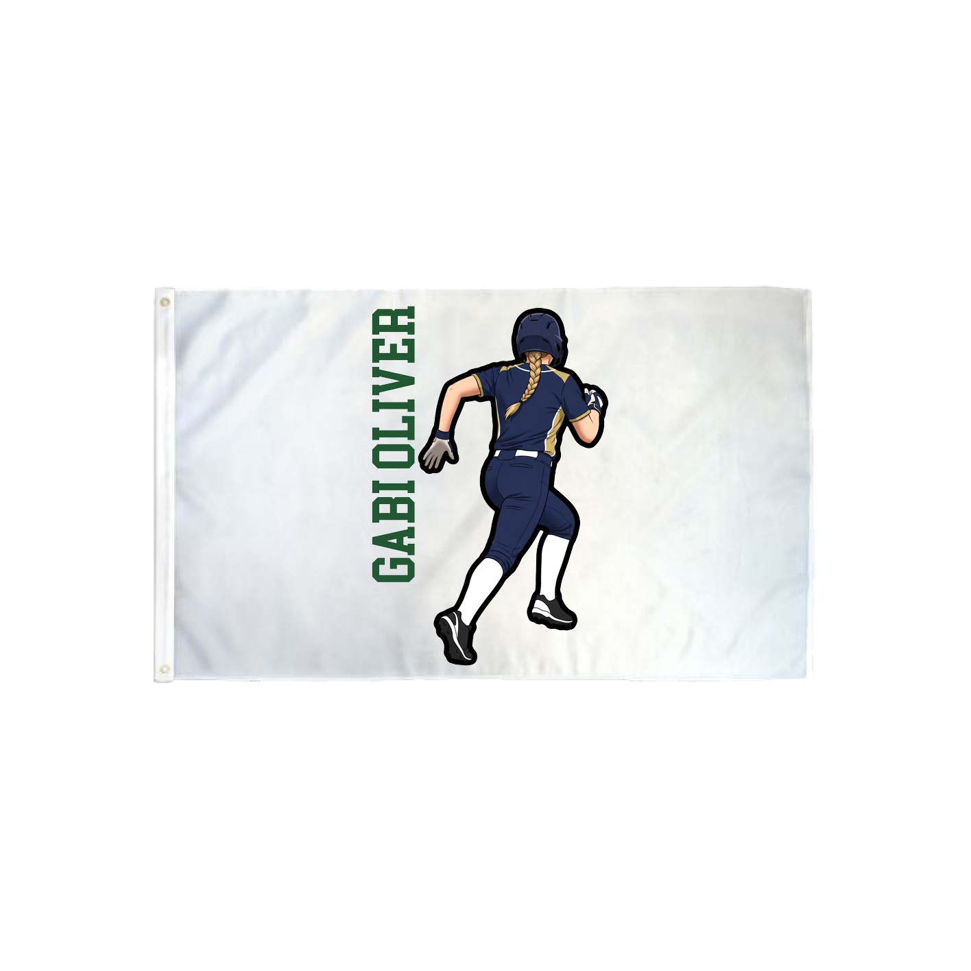 3x5 Flag — Name Vertical in Classic