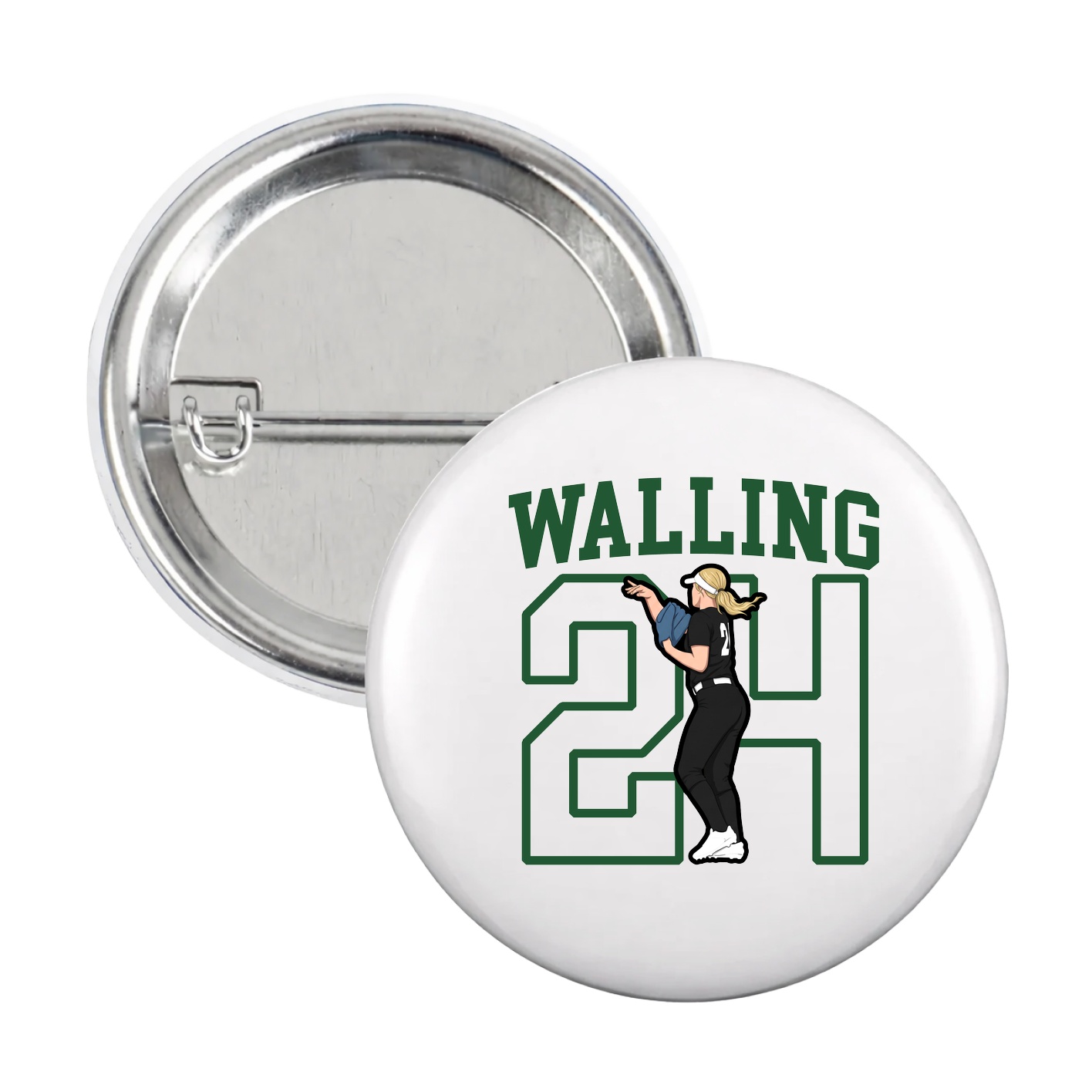 Game Day Button — Shirsey in White