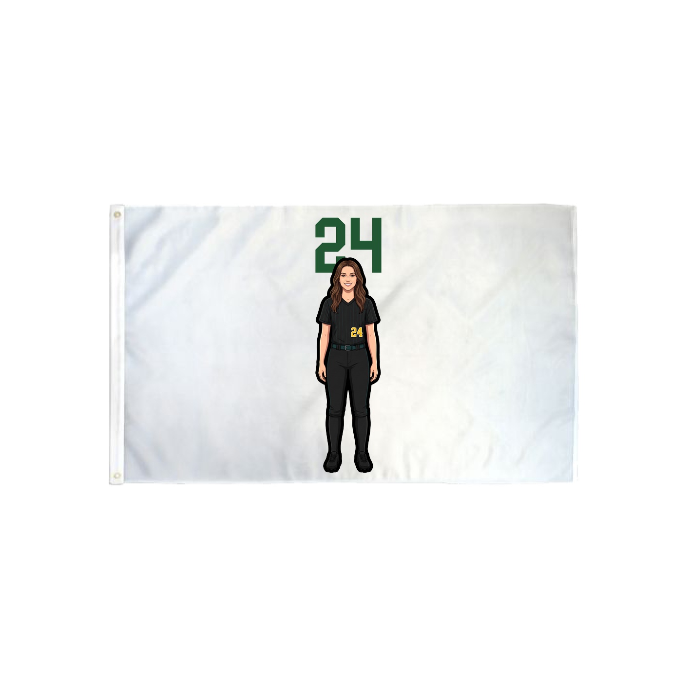3x5 Flag — Number Top in Classic