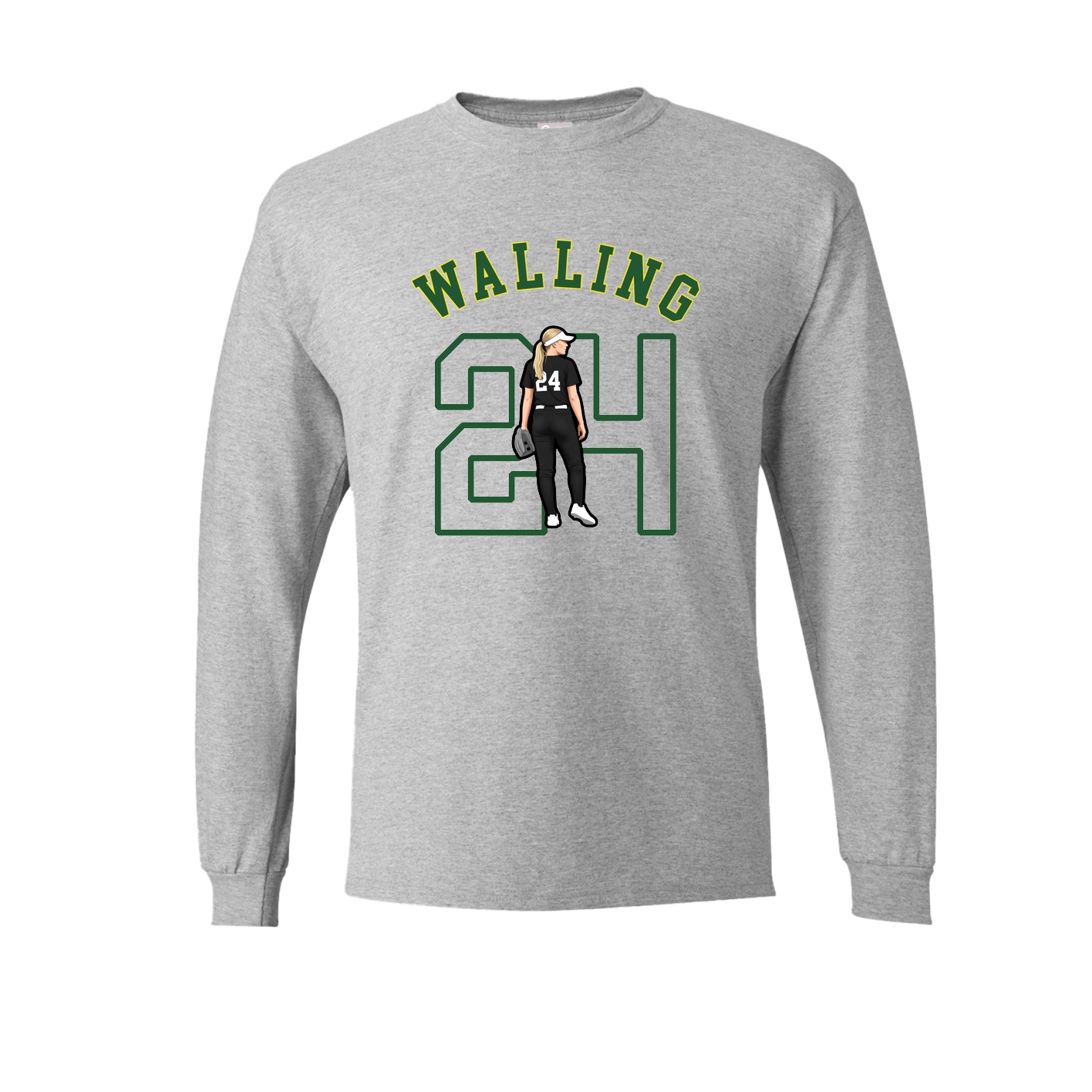 Long Sleeve Tee — Shirsey Arch in Grey