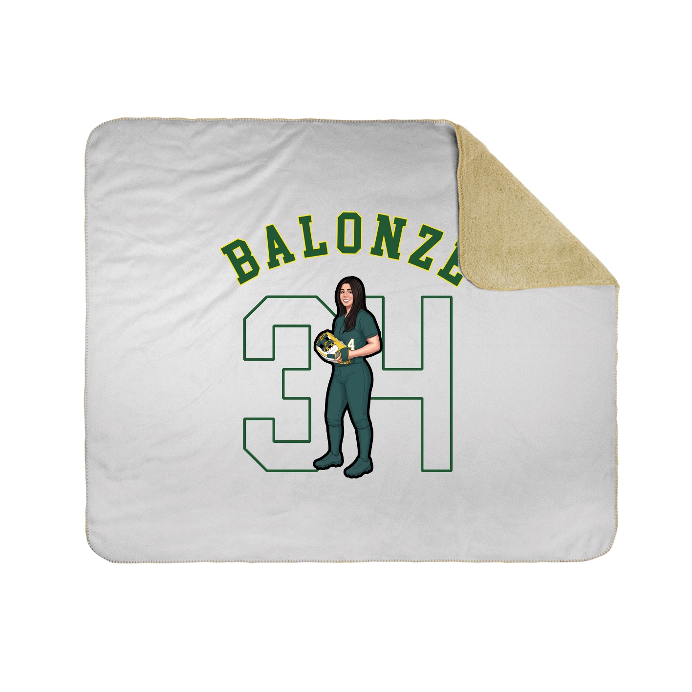 Throw Blanket — Shirsey Arch in White