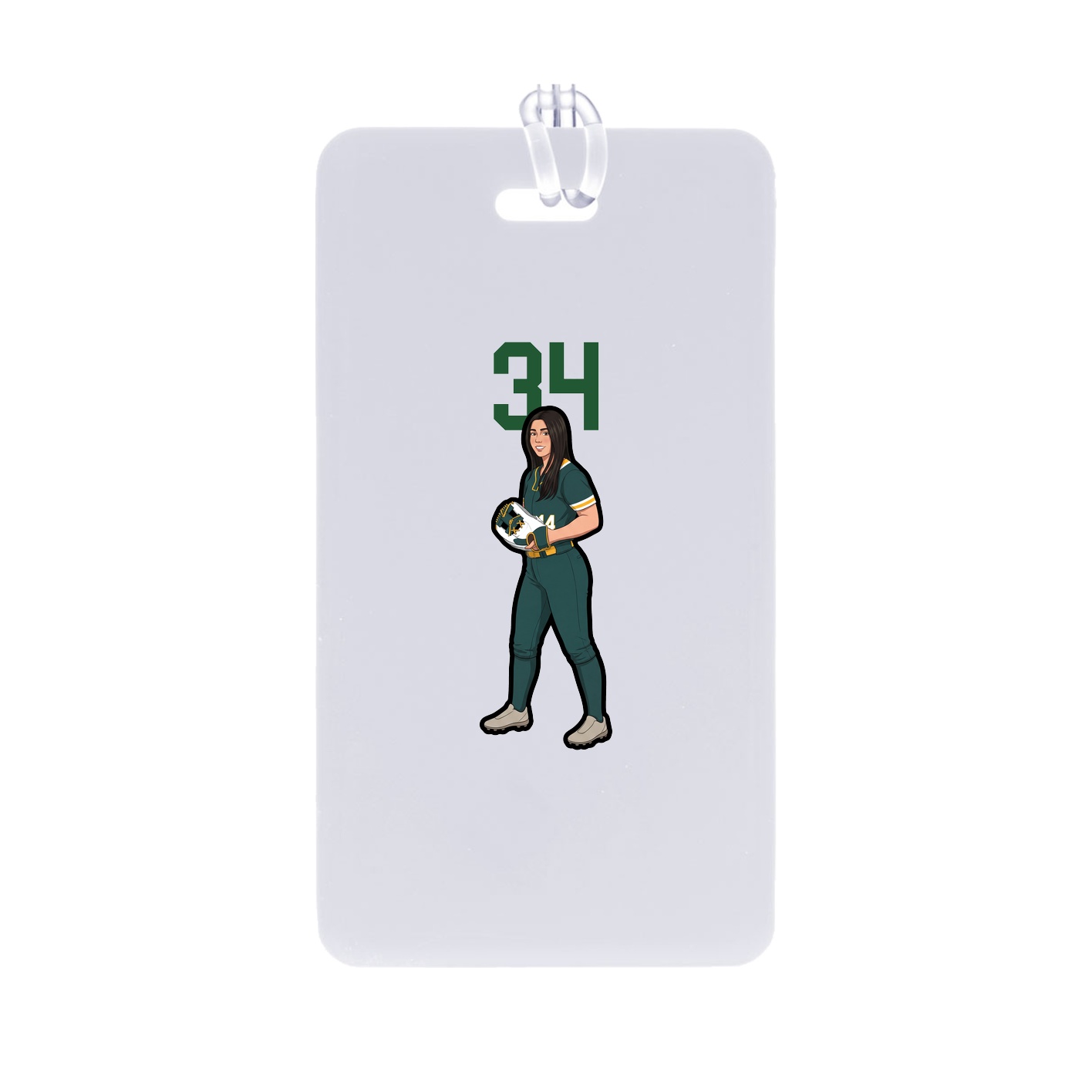 Bag Tag — Number Top in Classic