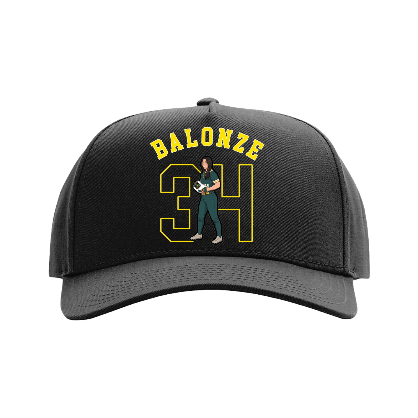 Full Fabric Five-Panel Champ Cap