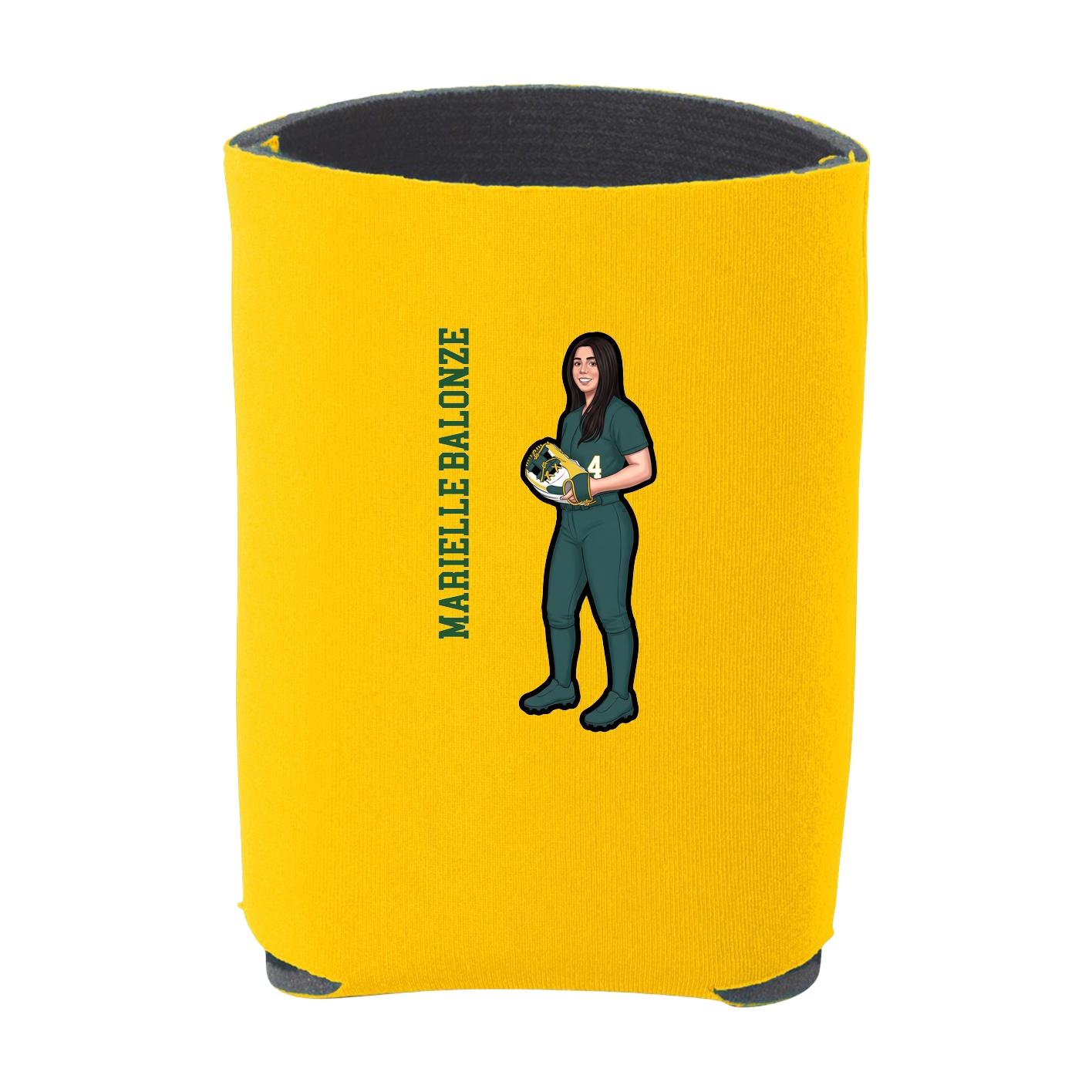 Can Holder — Name Vertical in Yellow