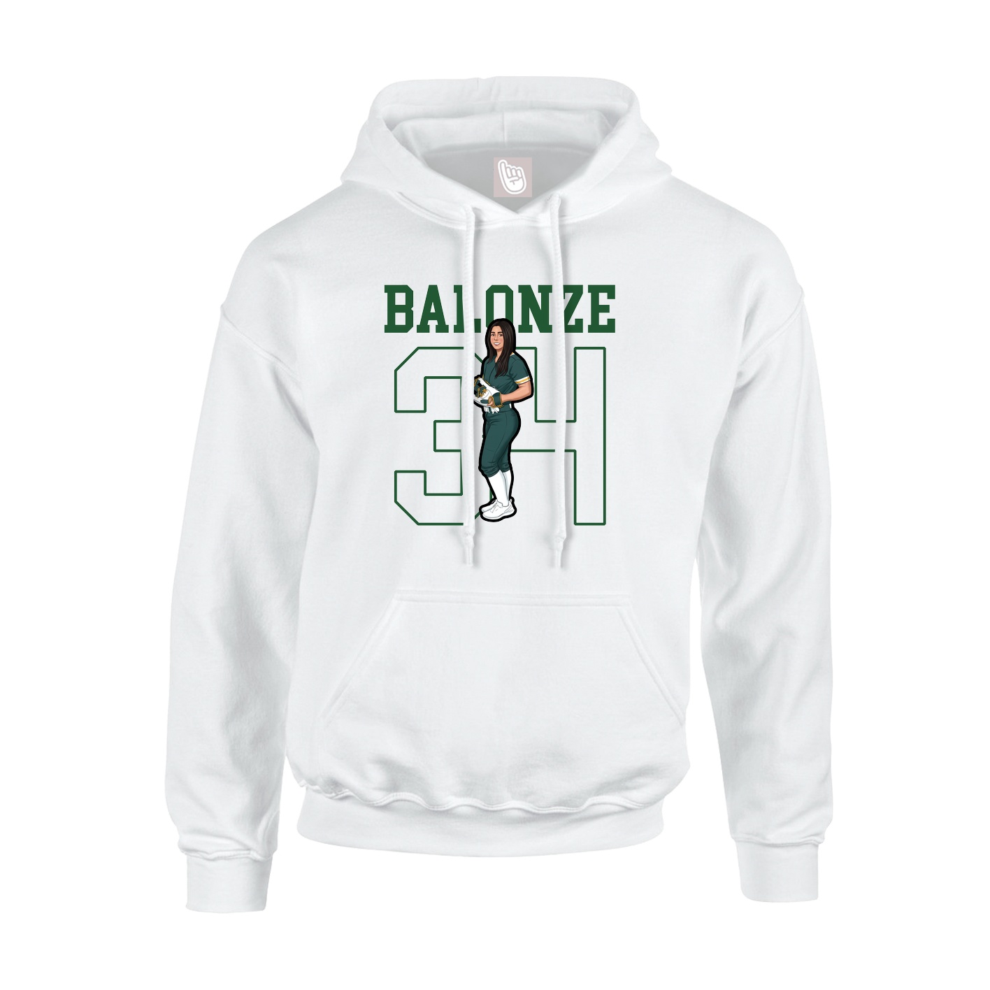 Youth Hoodie — Shirsey in White
