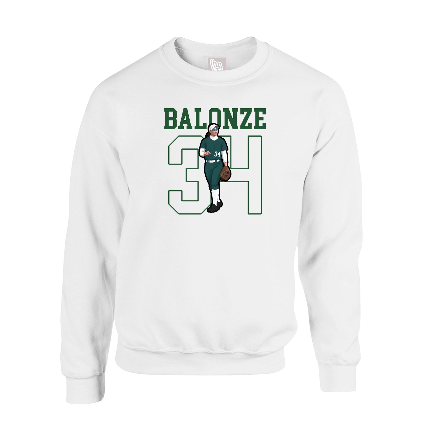 Fleece Crew — Shirsey in White