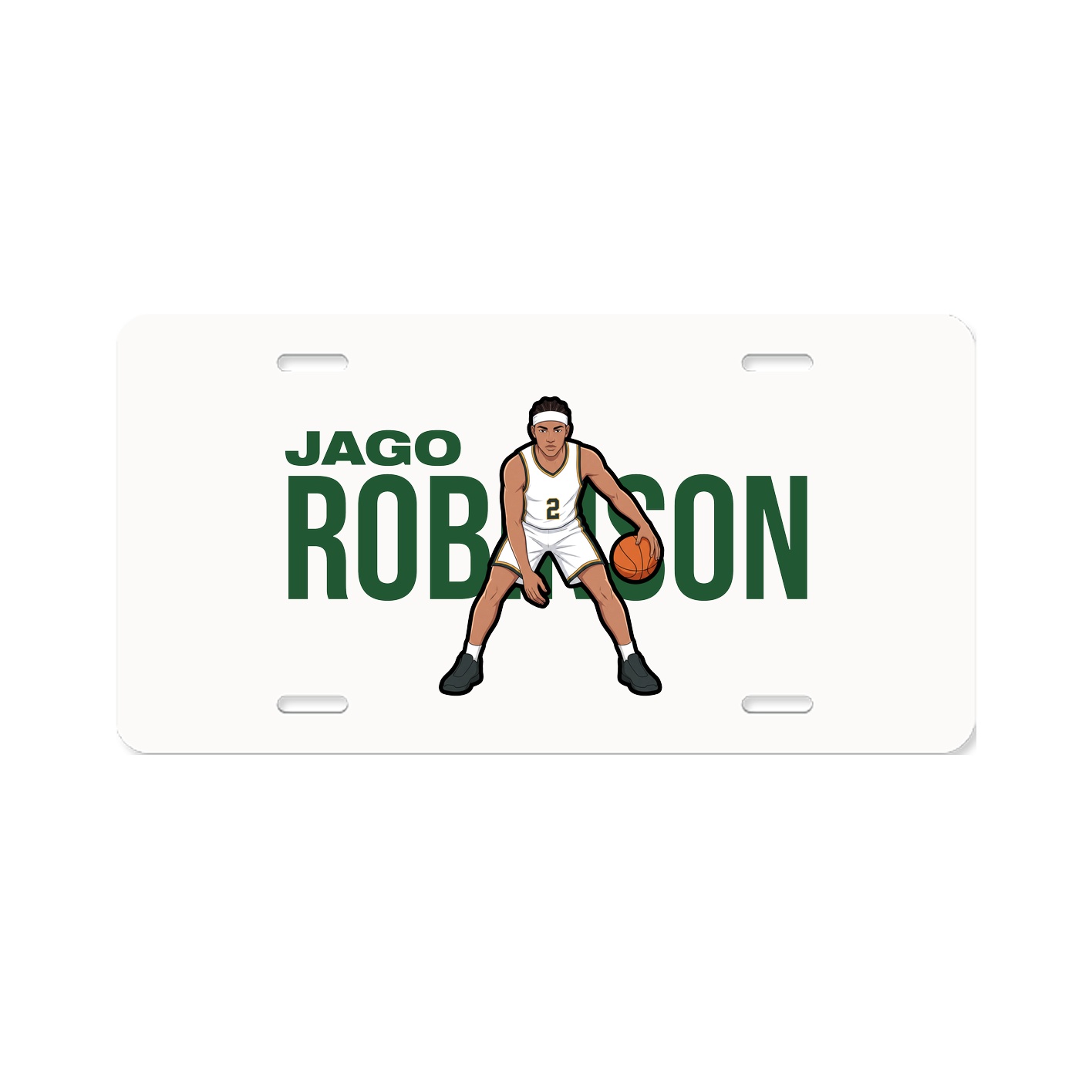 License Plate — Player Name in Classic