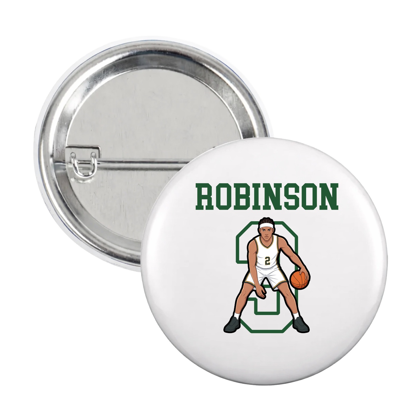 Game Day Button — Shirsey in White