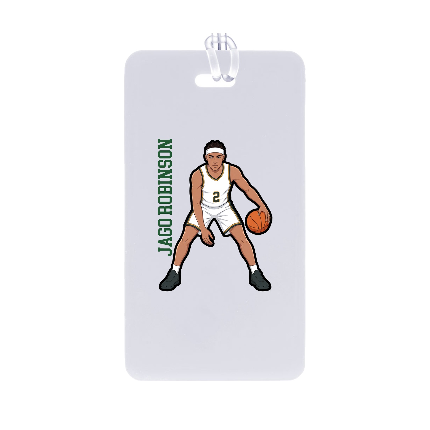 Bag Tag — Name Vertical in Classic