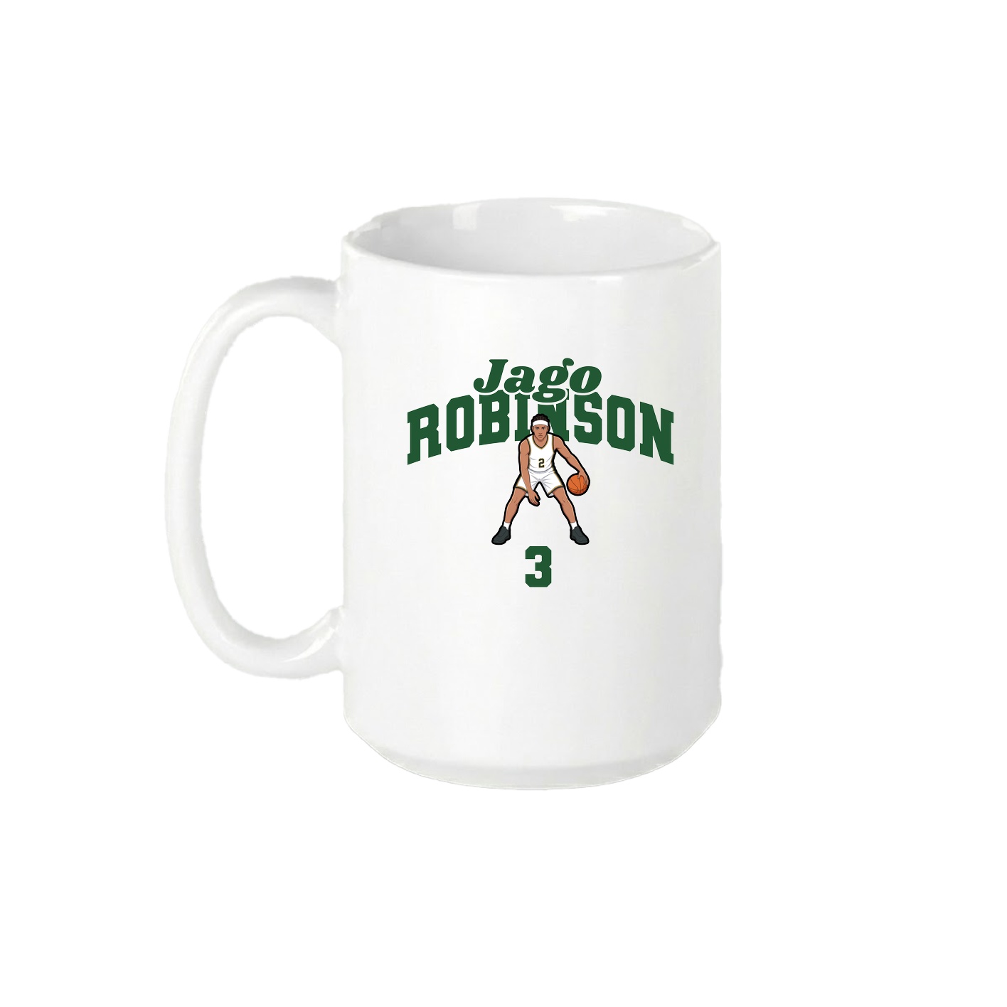 15oz Coffee Mug — Signature Arch in White