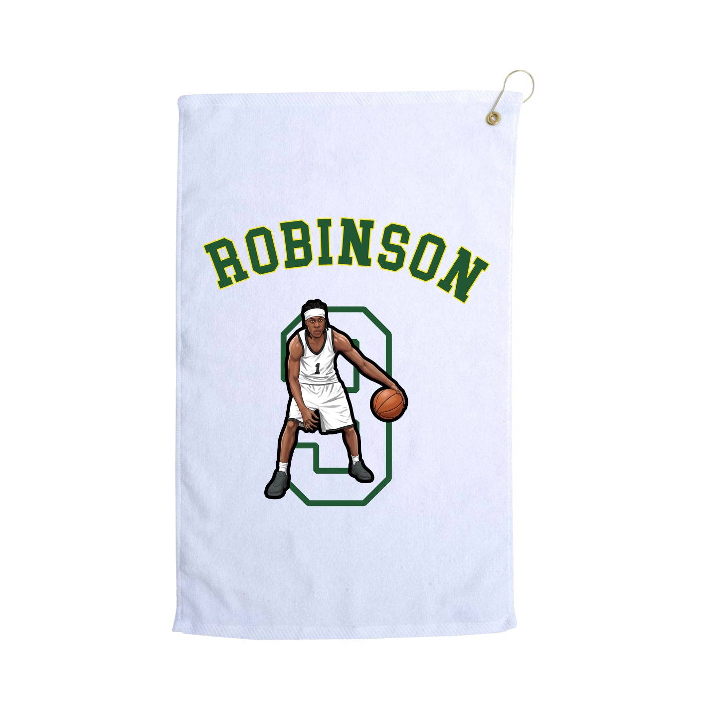 Golf Towel — Shirsey Arch in White
