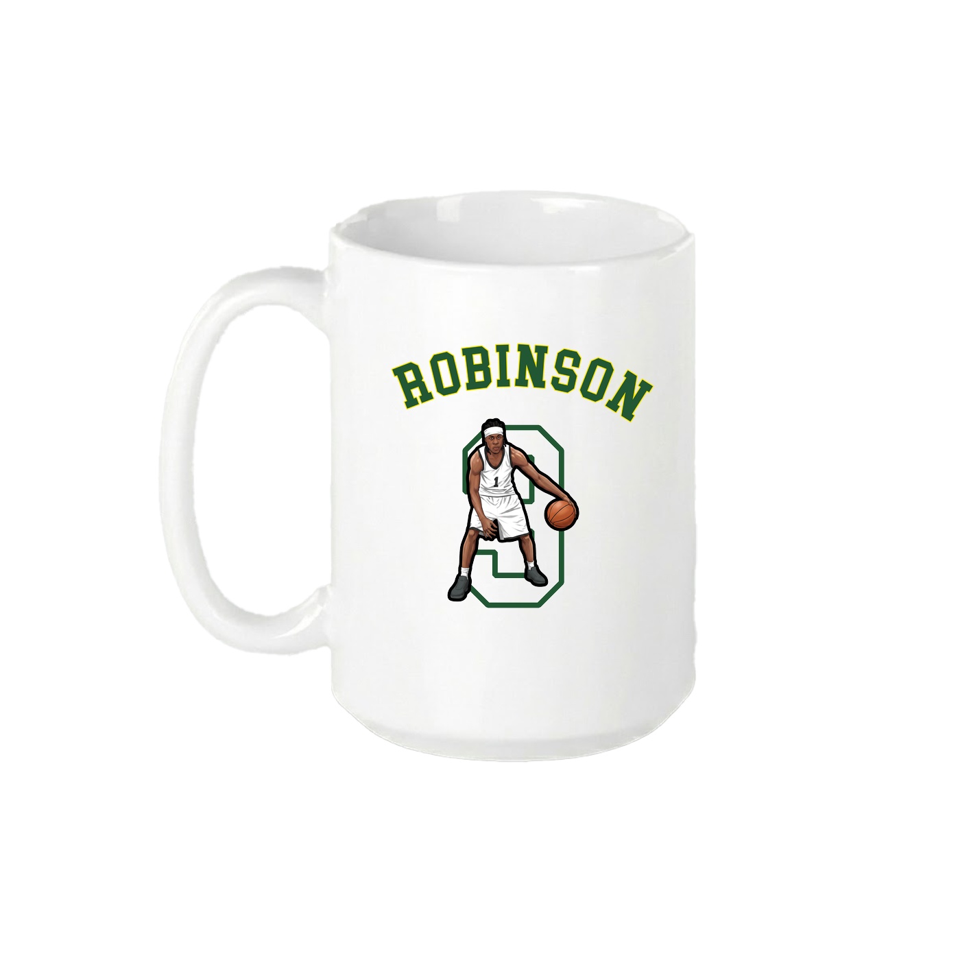 15oz Coffee Mug — Shirsey Arch in White