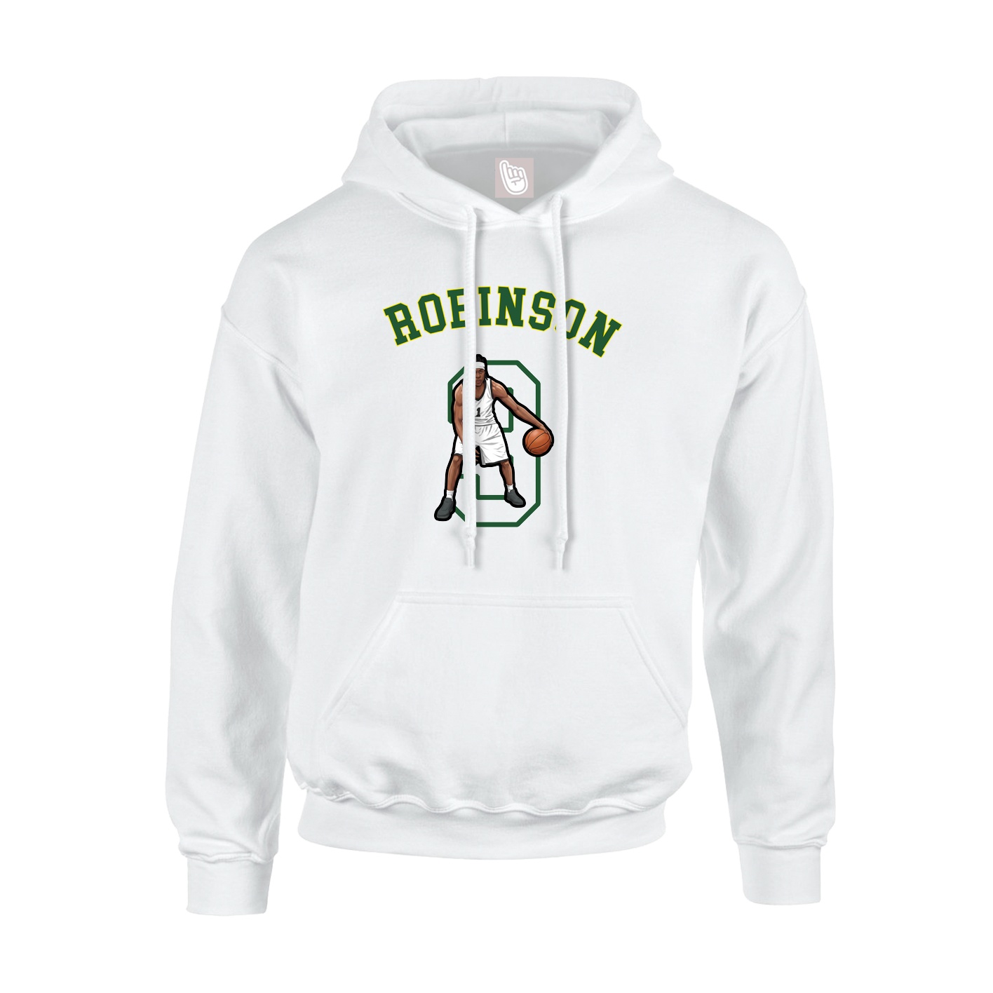 Youth Hoodie — Shirsey Arch in White