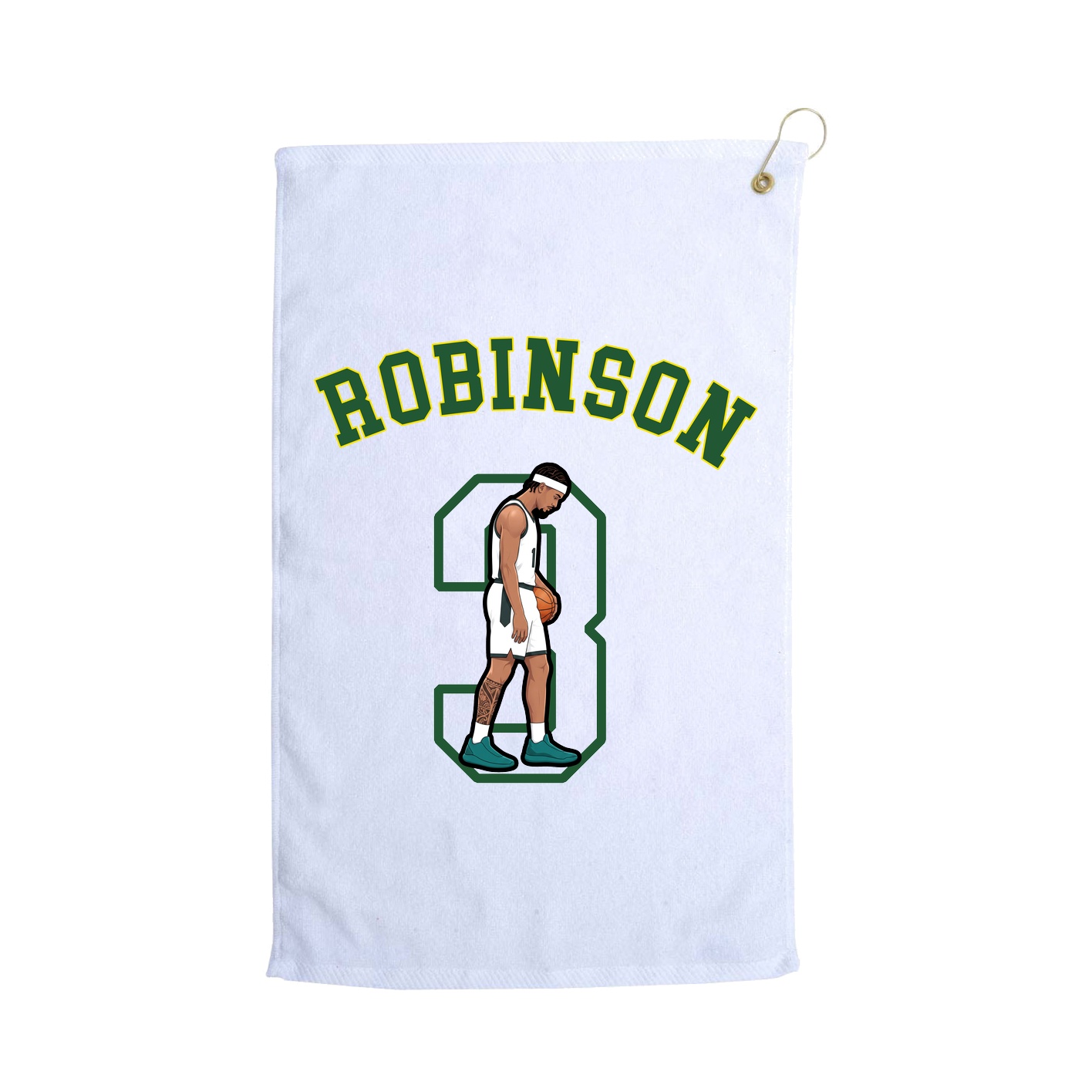 Golf Towel — Shirsey Arch in White