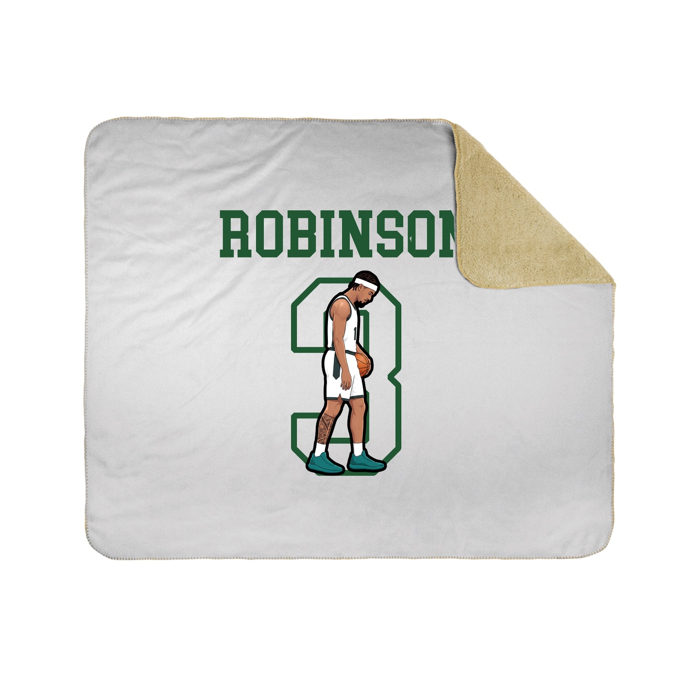 Throw Blanket — Shirsey in White