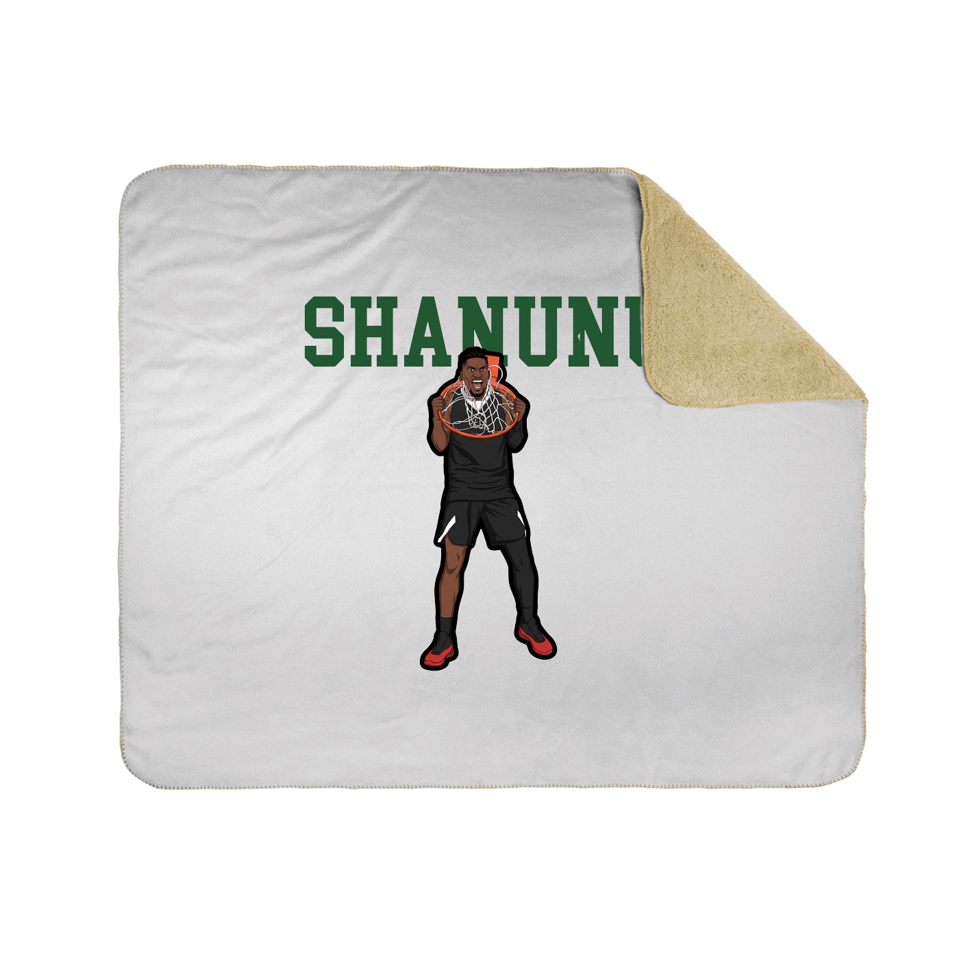 Throw Blanket — Shirsey in White