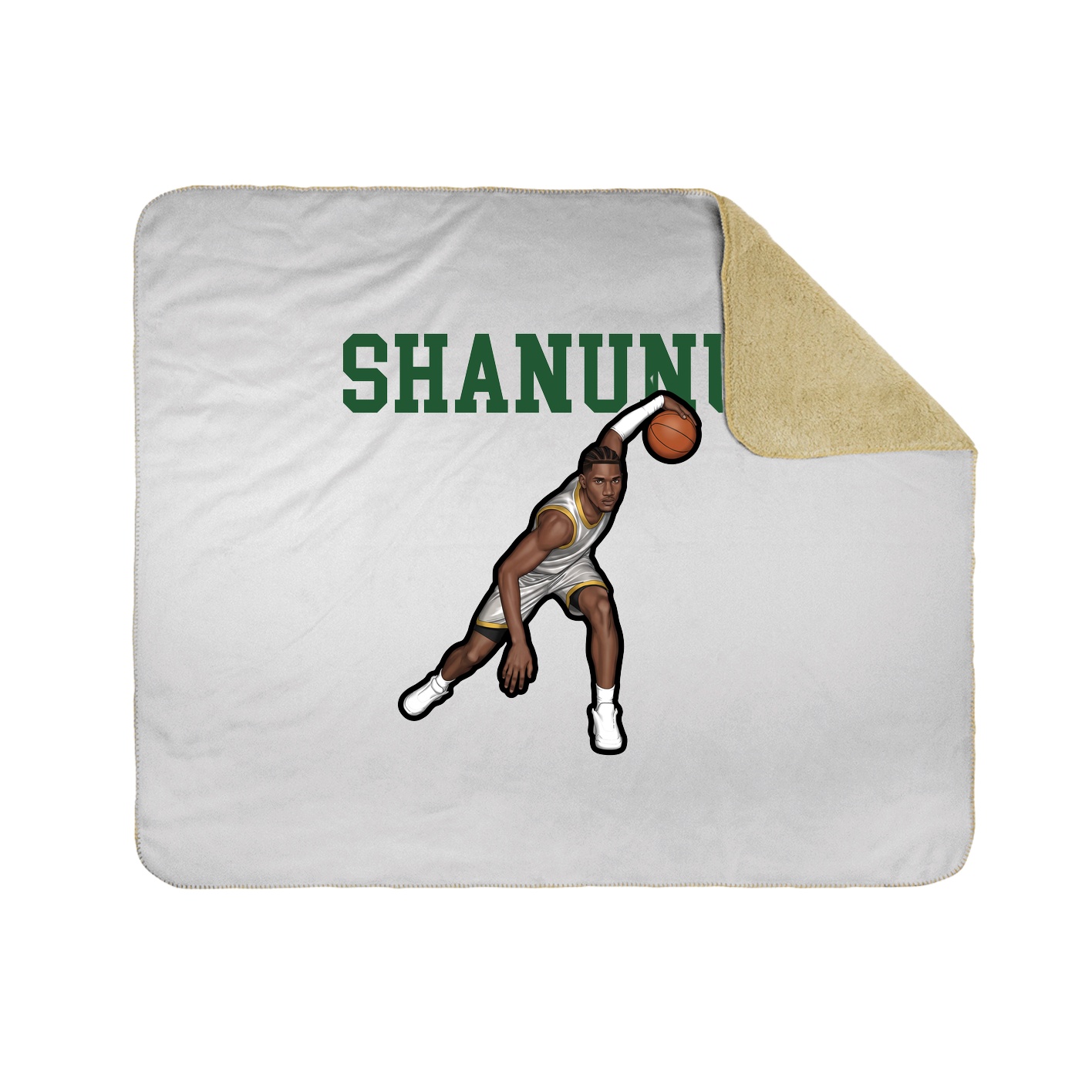 Throw Blanket — Shirsey in White