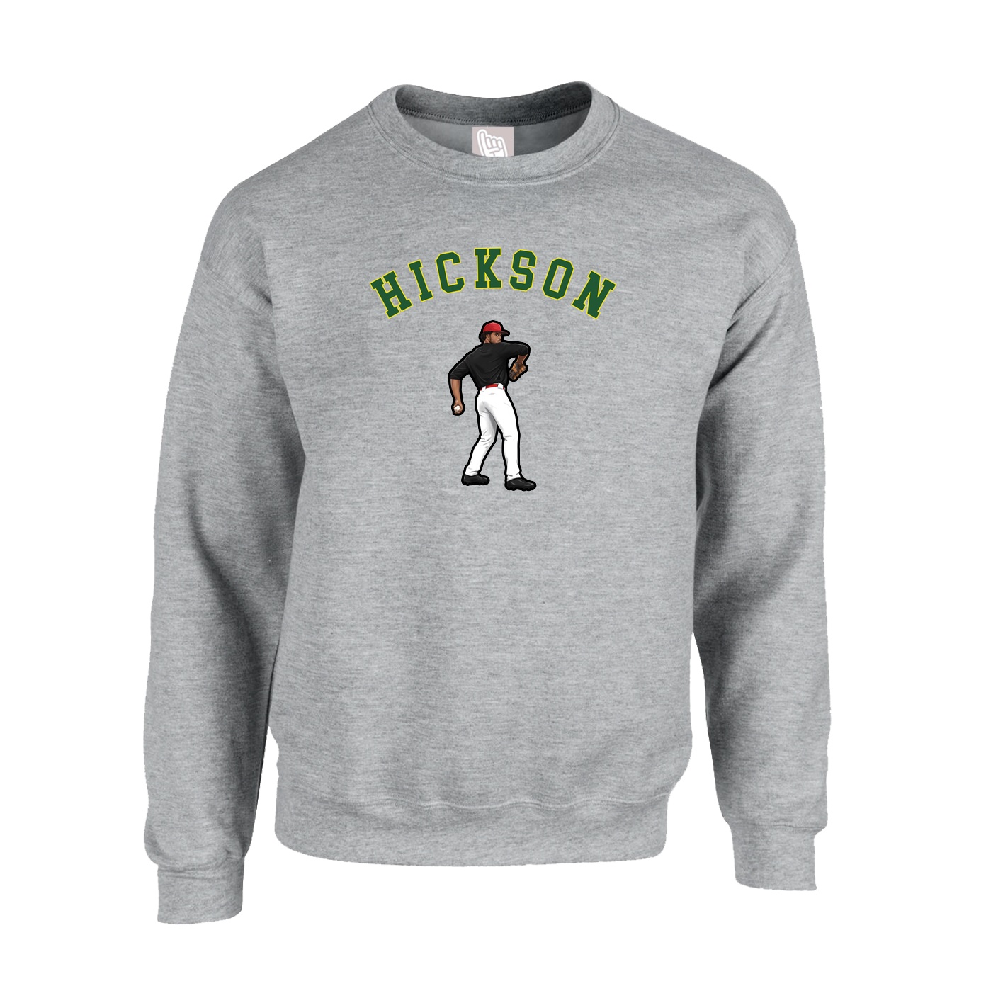 Fleece Crew — Shirsey Arch in Grey