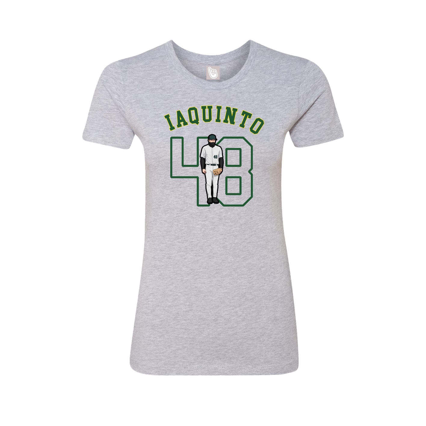 Fitted Women's Tee — Shirsey Arch in Grey