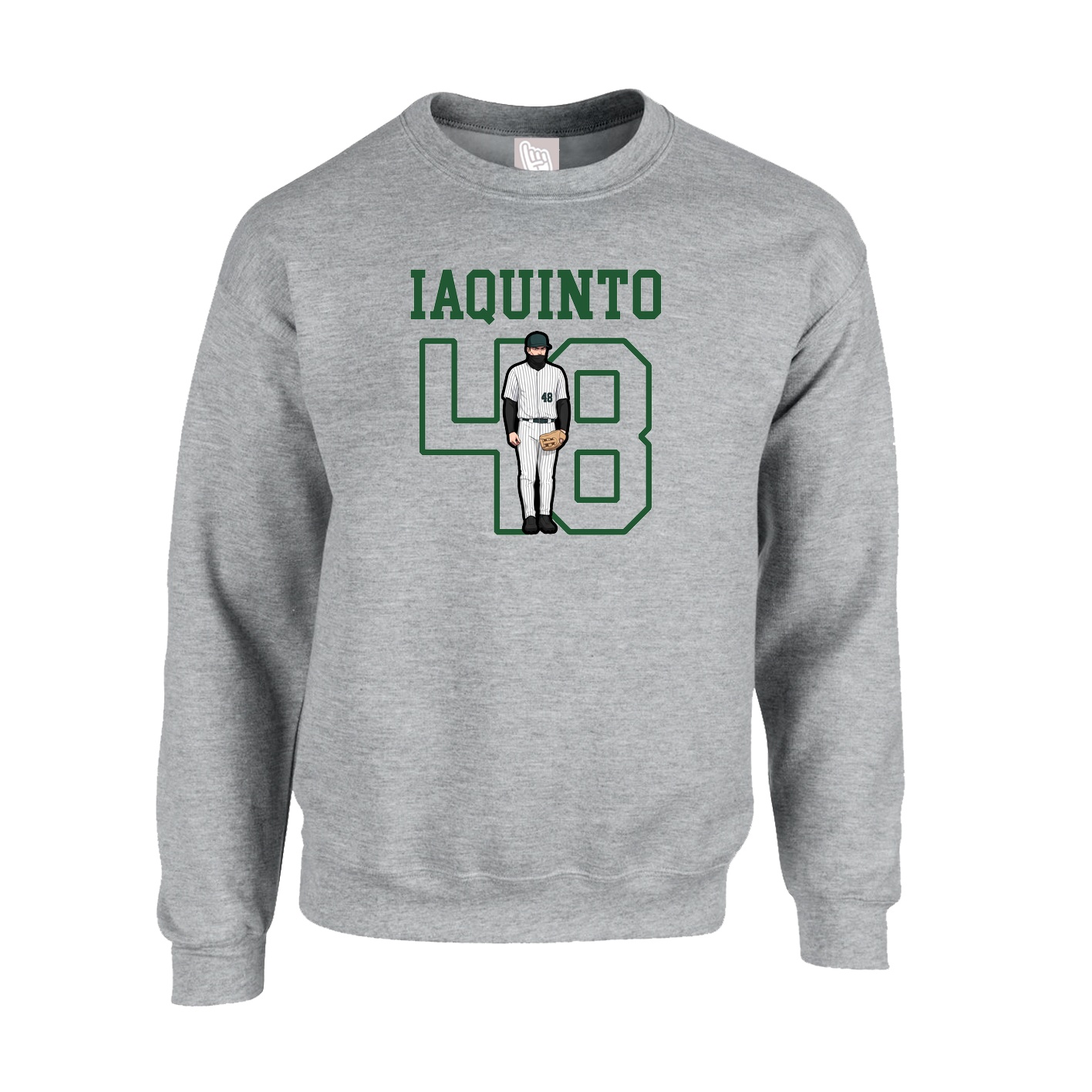 Fleece Crew — Shirsey in Grey