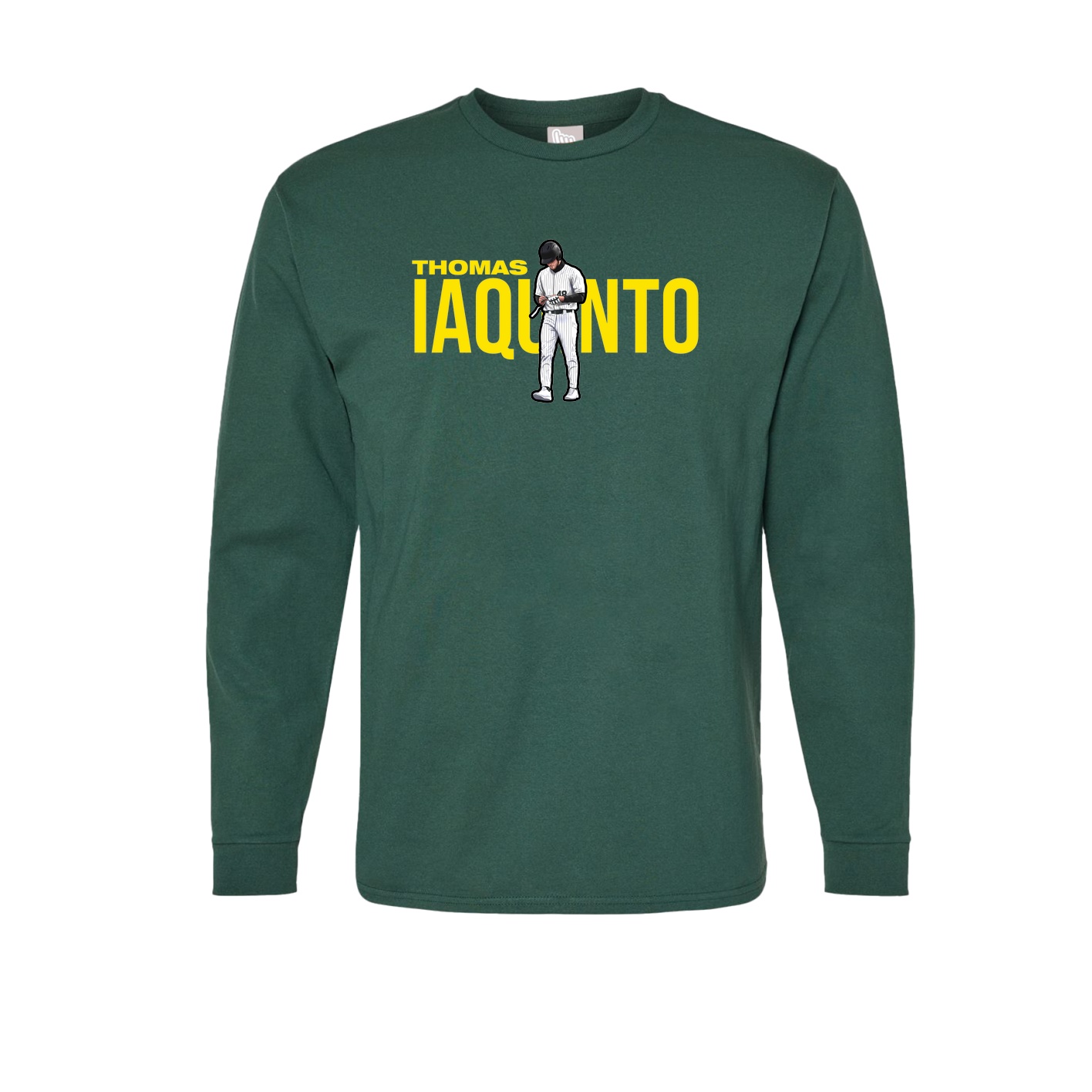 Long Sleeve Tee — Player Name in Green