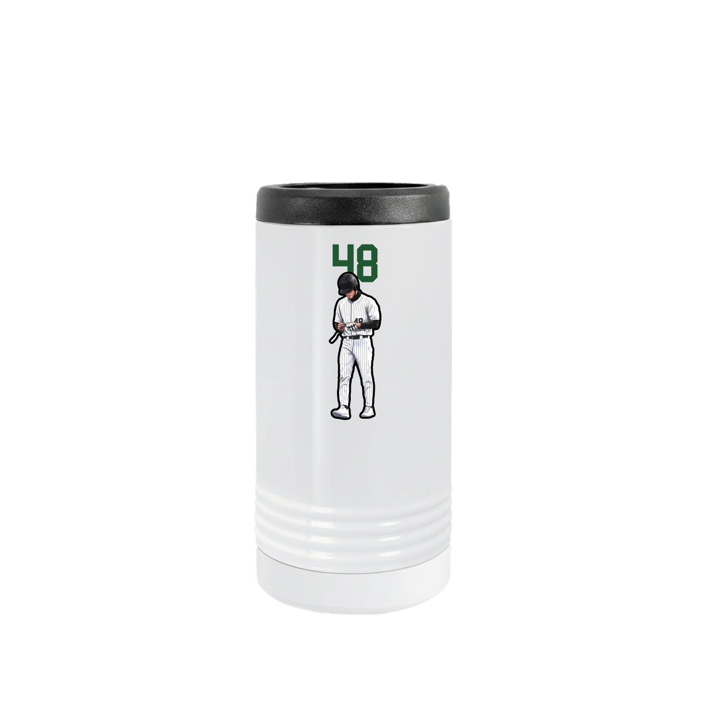 Slim Beverage Holder — Number Top in White